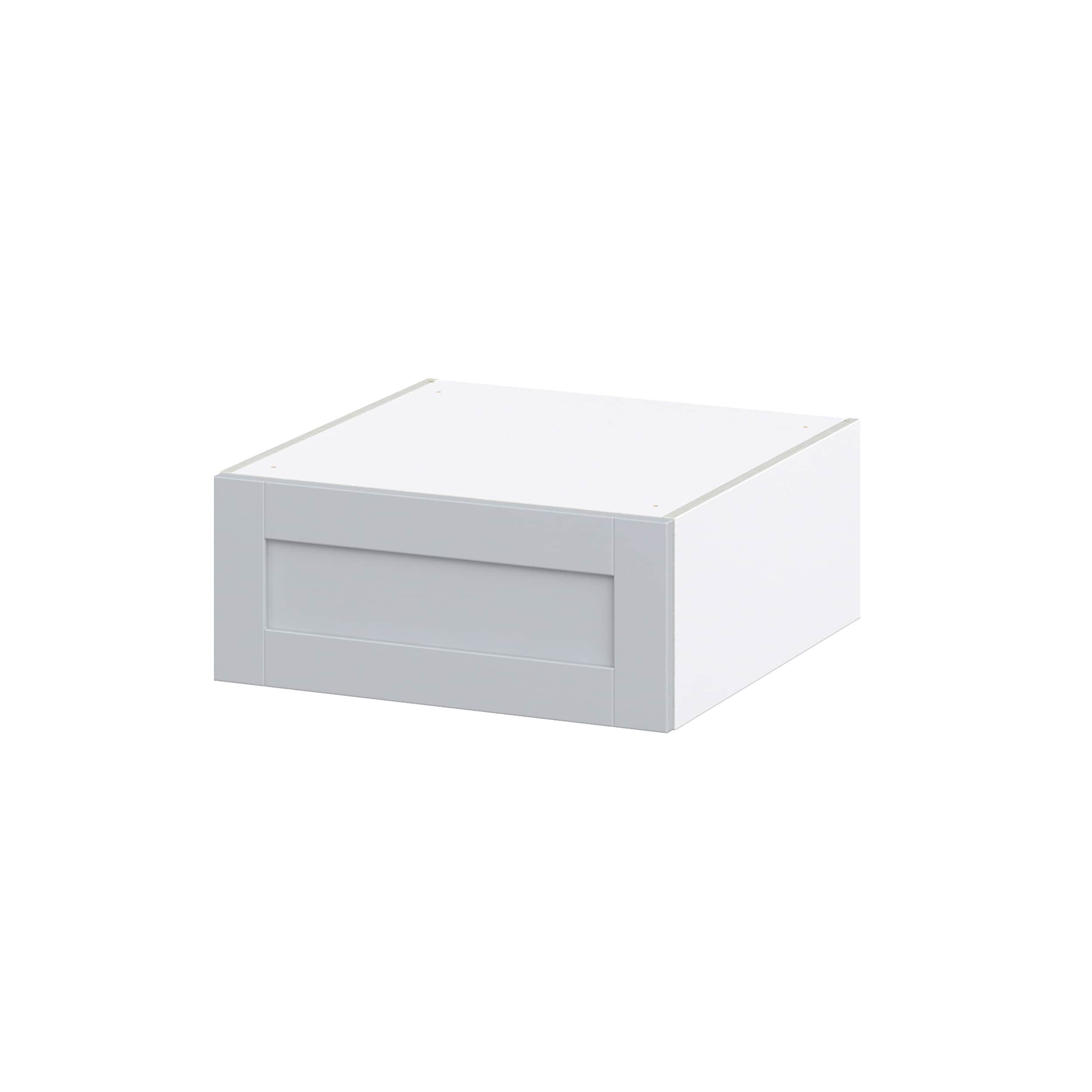 Hugo&Borg DSWLU241024-CH Charlesberg 24-in W x 10-in H x 24-in D Light Gray Wall Fully assembled Cabinet (Recessed Panel Shaker)