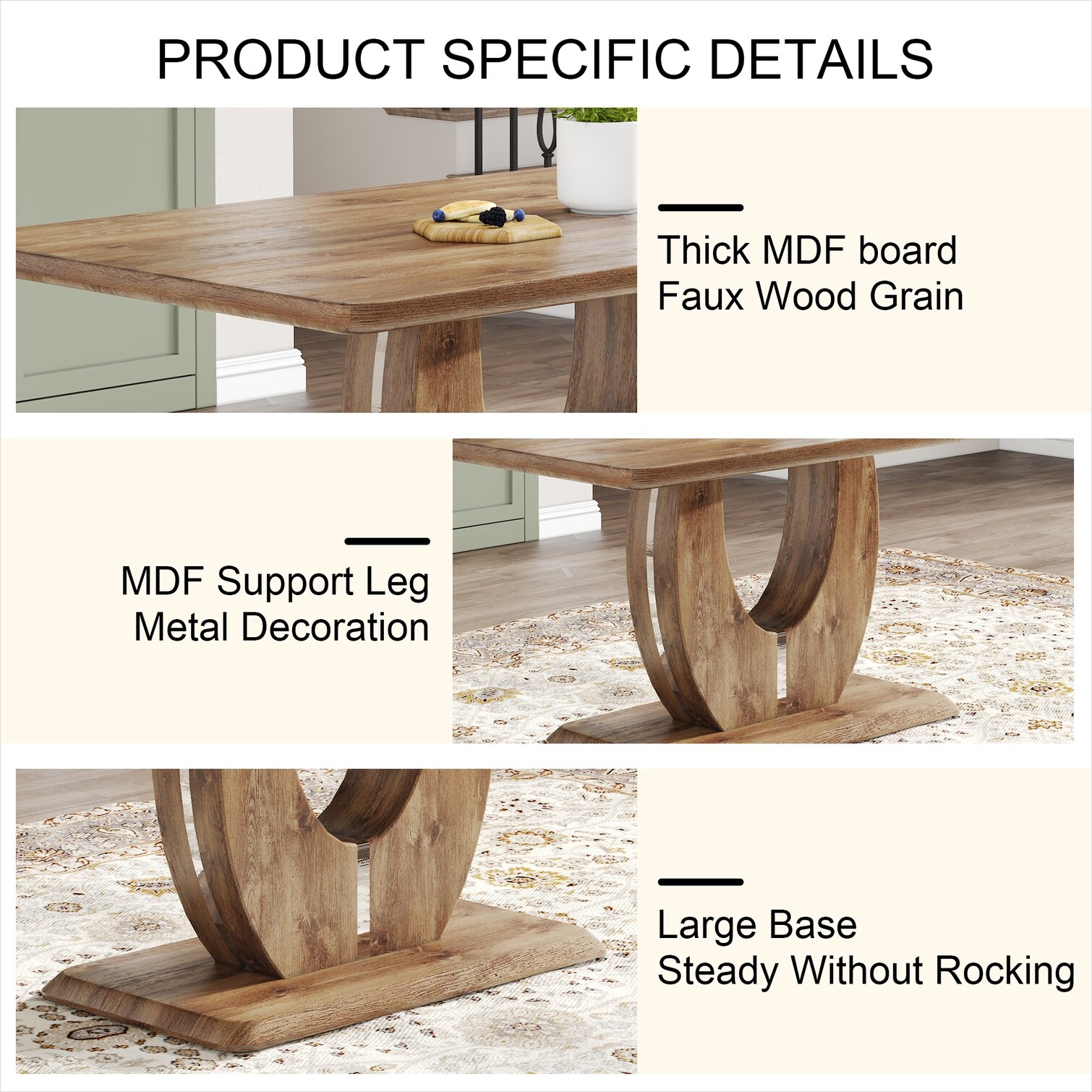 Watnature BK2HKZEEJ74R Dining-Tables - View #10