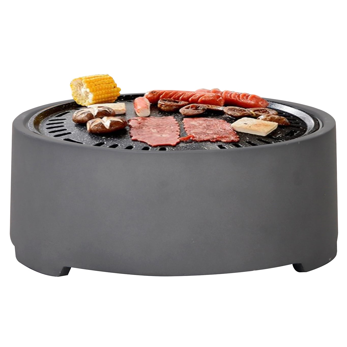 Upland PD-A230005 Charcoal Grill 9-Inches W Gray Charcoal Grill