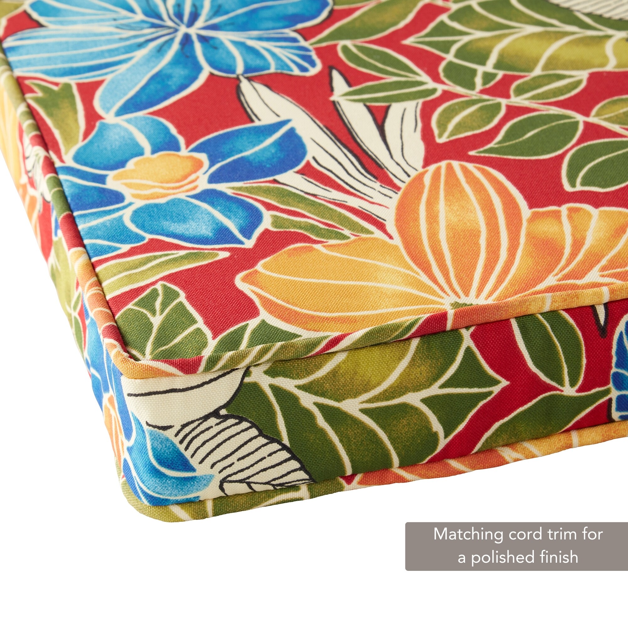 Greendale Home Fashions OP1100S2-ALOHA-RED Patio-Furniture-Cushions - View #4