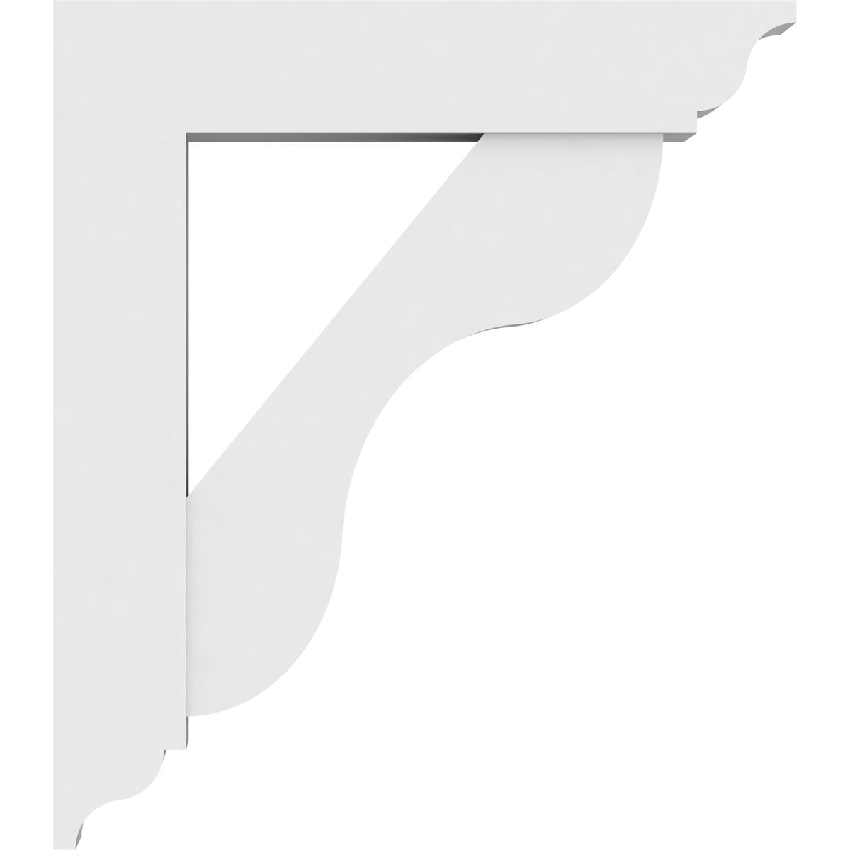 Ekena Millwork BKTP05X24X32CAR01 Exterior-Brackets-Braces - View #3