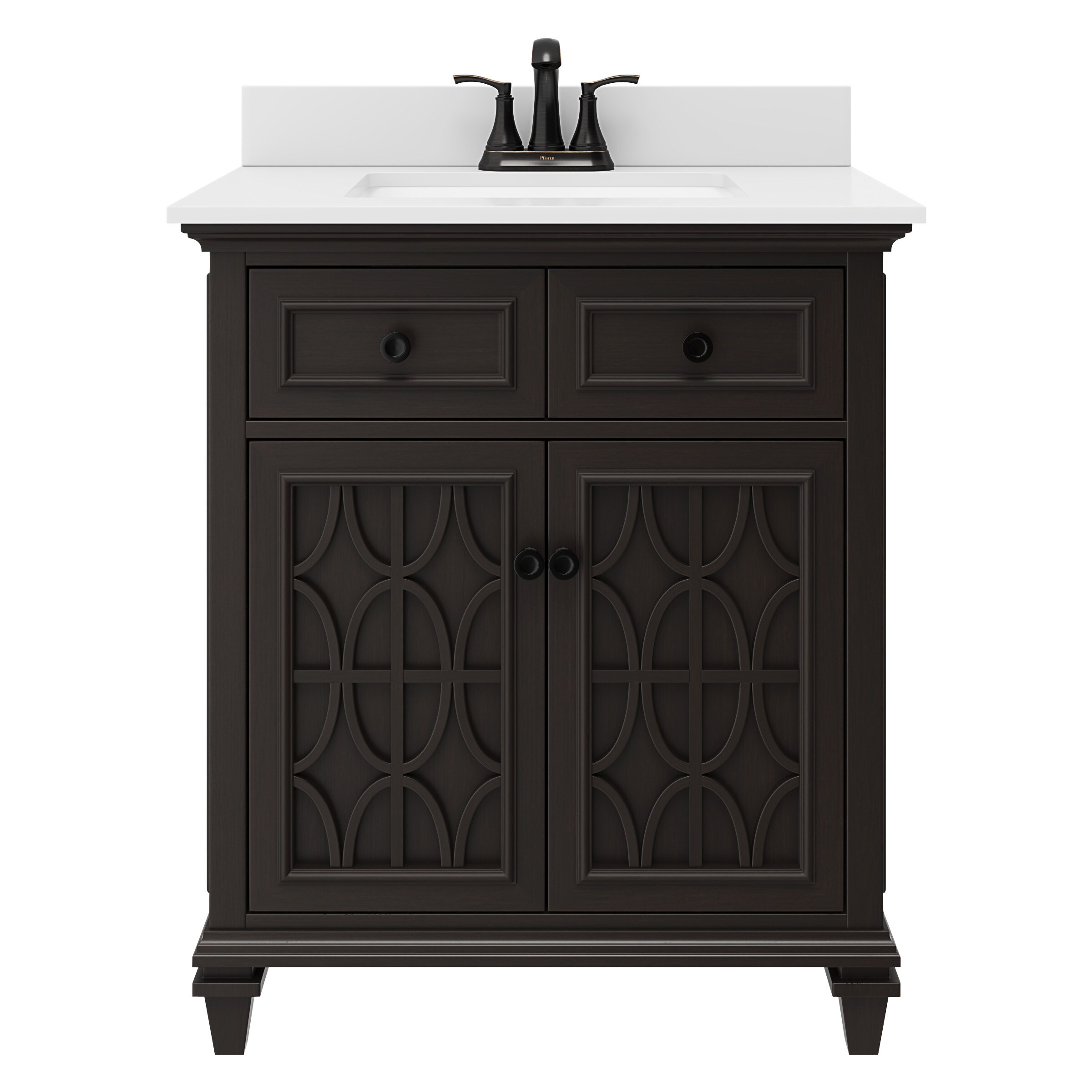 allen + roth WSLW30LTV Bath-Vanity-Combo - View #5