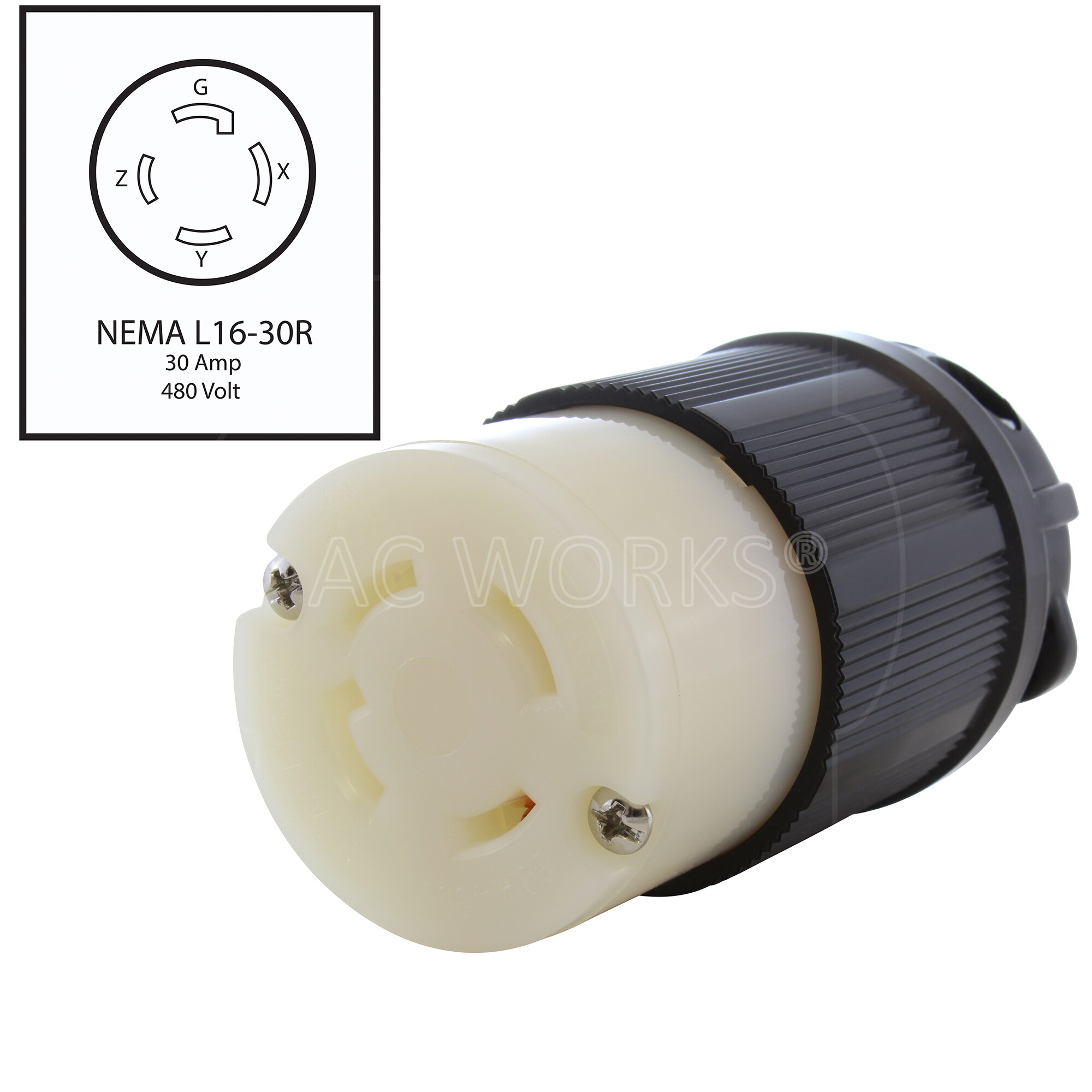 AC WORKS ASL1630R-BK Electrical-Plugs-Connectors - View #2