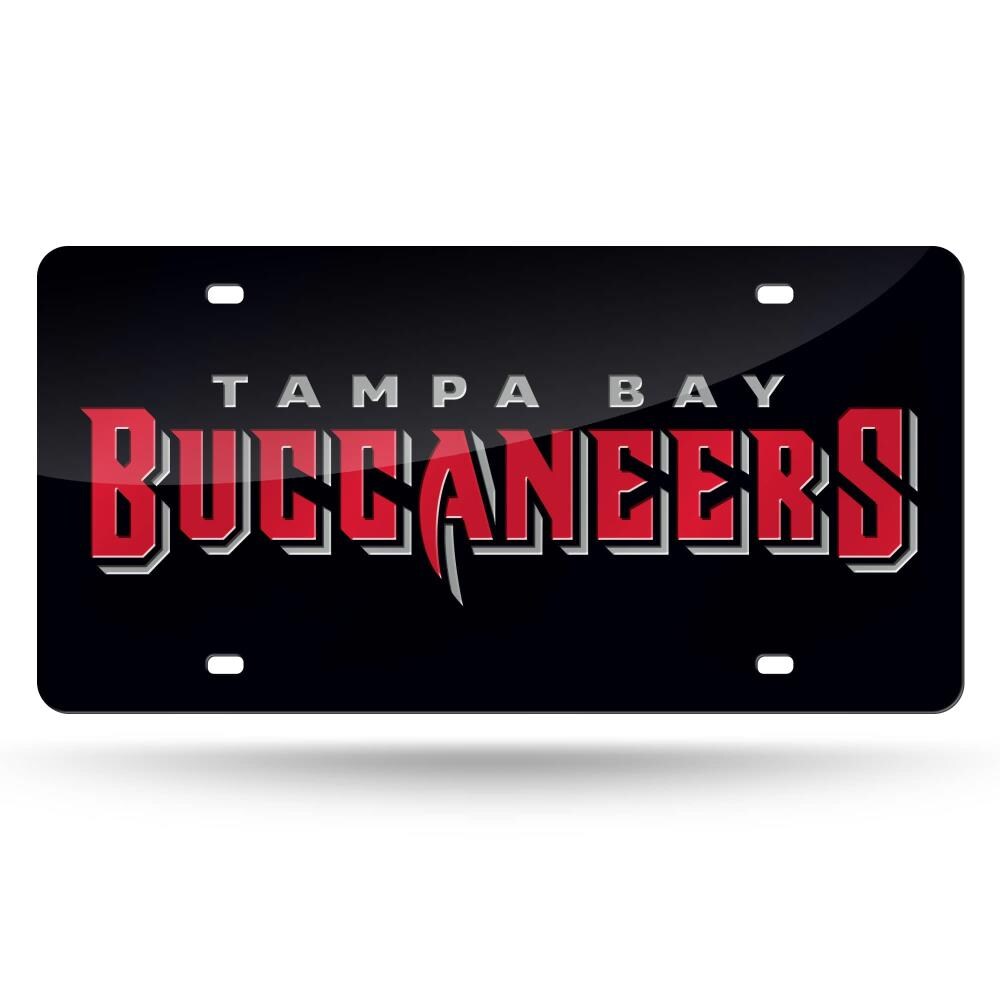 2 Tampa Bay Buccaneers EZ View PVC Car or Truck License Plate Frames 