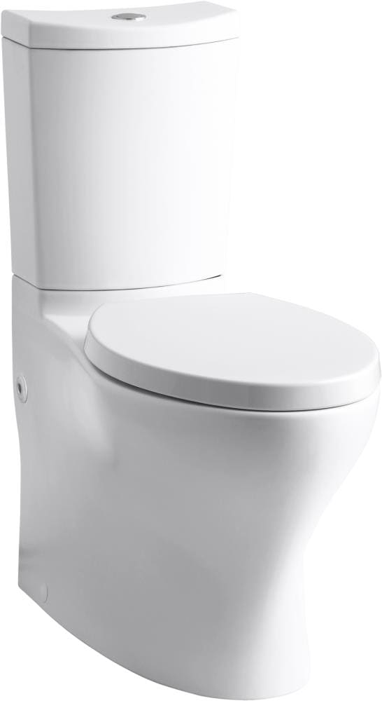 Photo 1 of KOHLER Persuade White Dual Flush Elongated Chair Height 2-piece WaterSense Toilet 12-in Rough-In 1-GPF