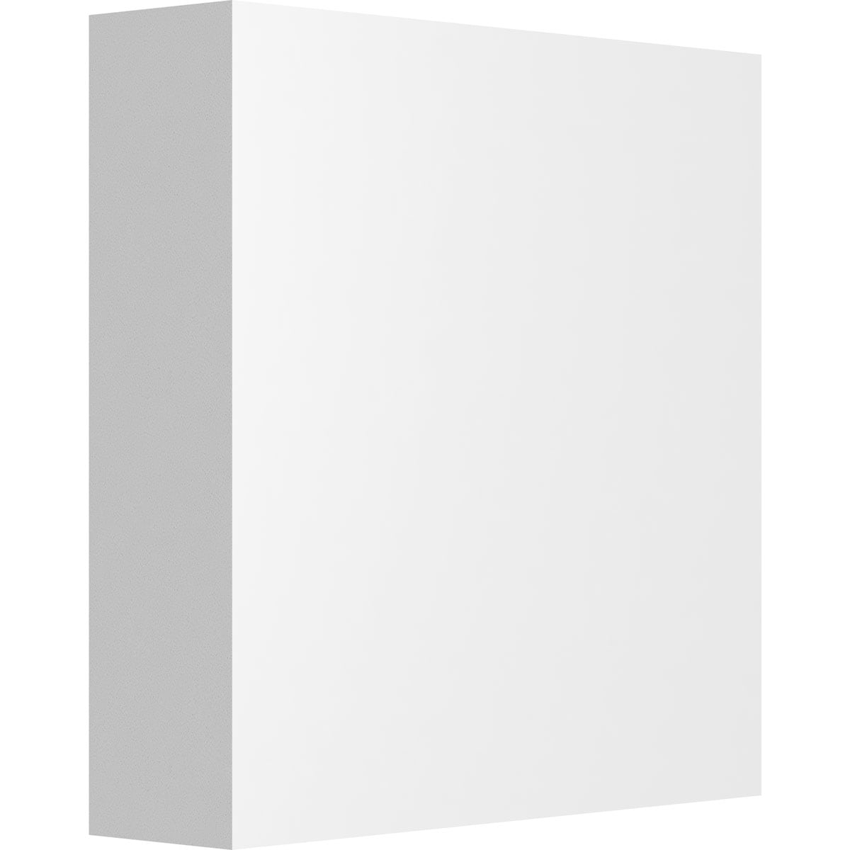 Ekena Millwork ROSP030X030X075SDG00 Standard Sedgwick with Square Edge 3-in x 3-in Square Unfinished PVC Rosette