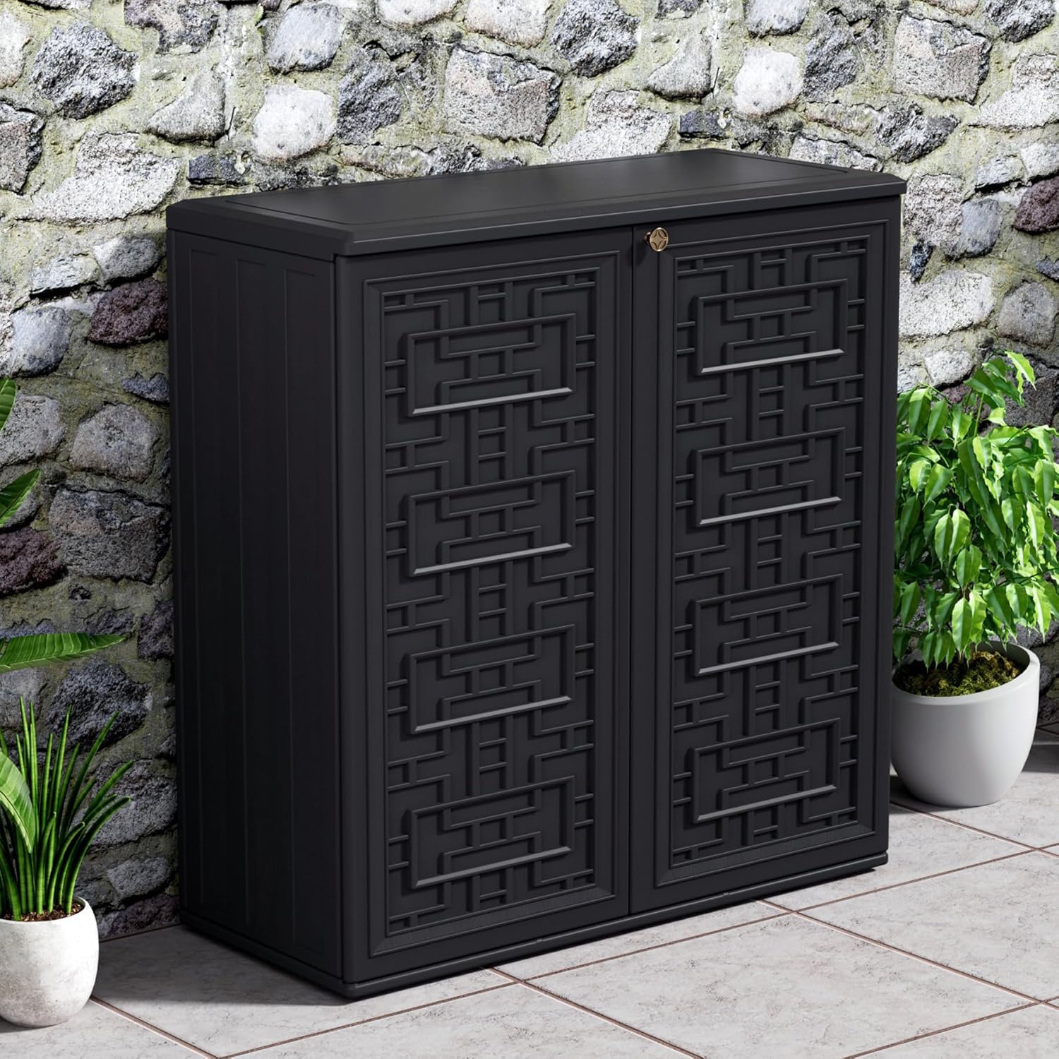 WELLFOR TATY0517 Small-Outdoor-Storage - View #2