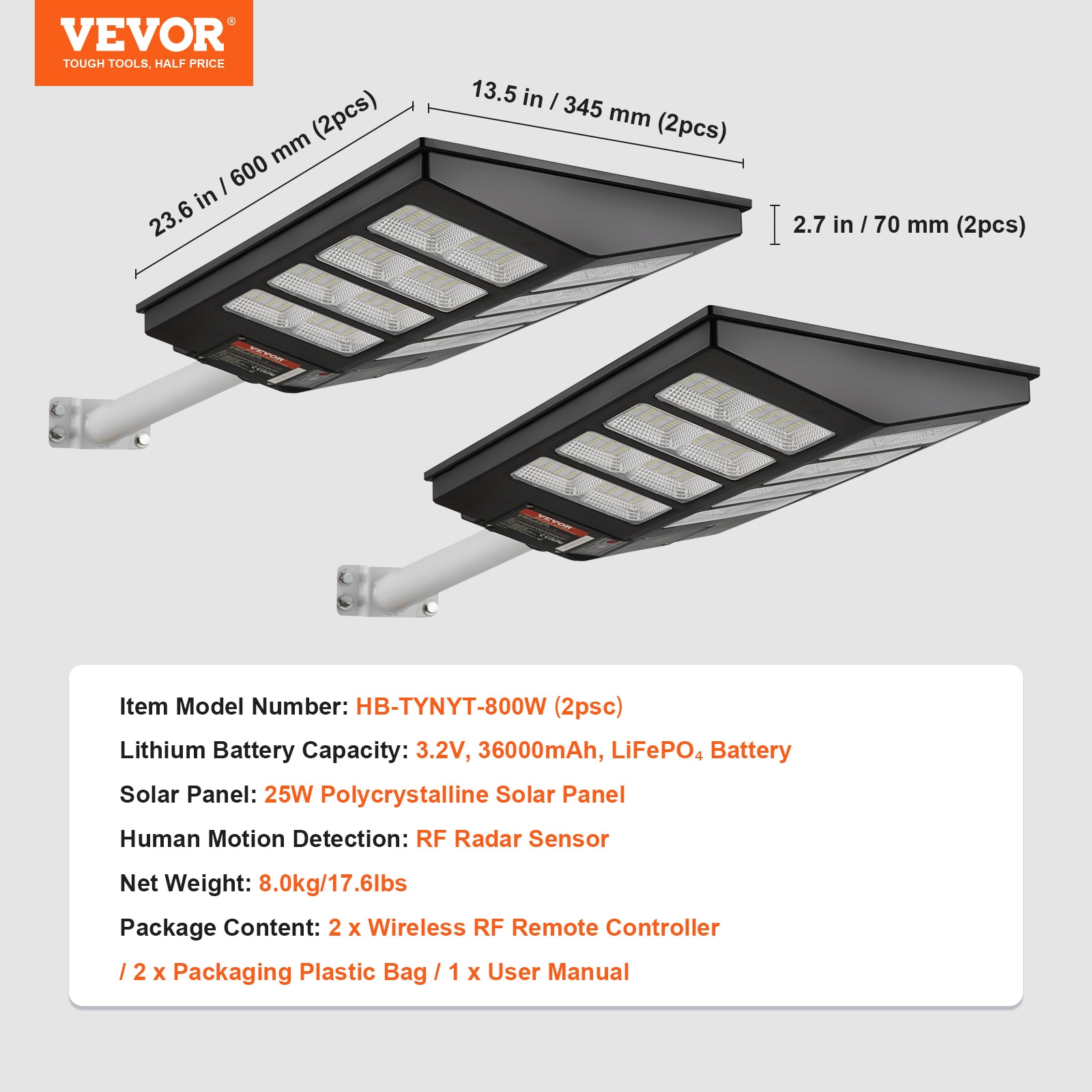 VEVOR Q2800W80000LM8W3OV0 Outdoor-Wall-Lighting - View #8
