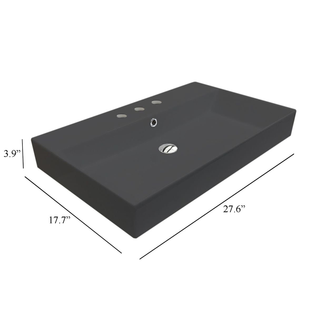 WS Bath Collections ENERGY 70.03 BM Bath-Sink - View #7