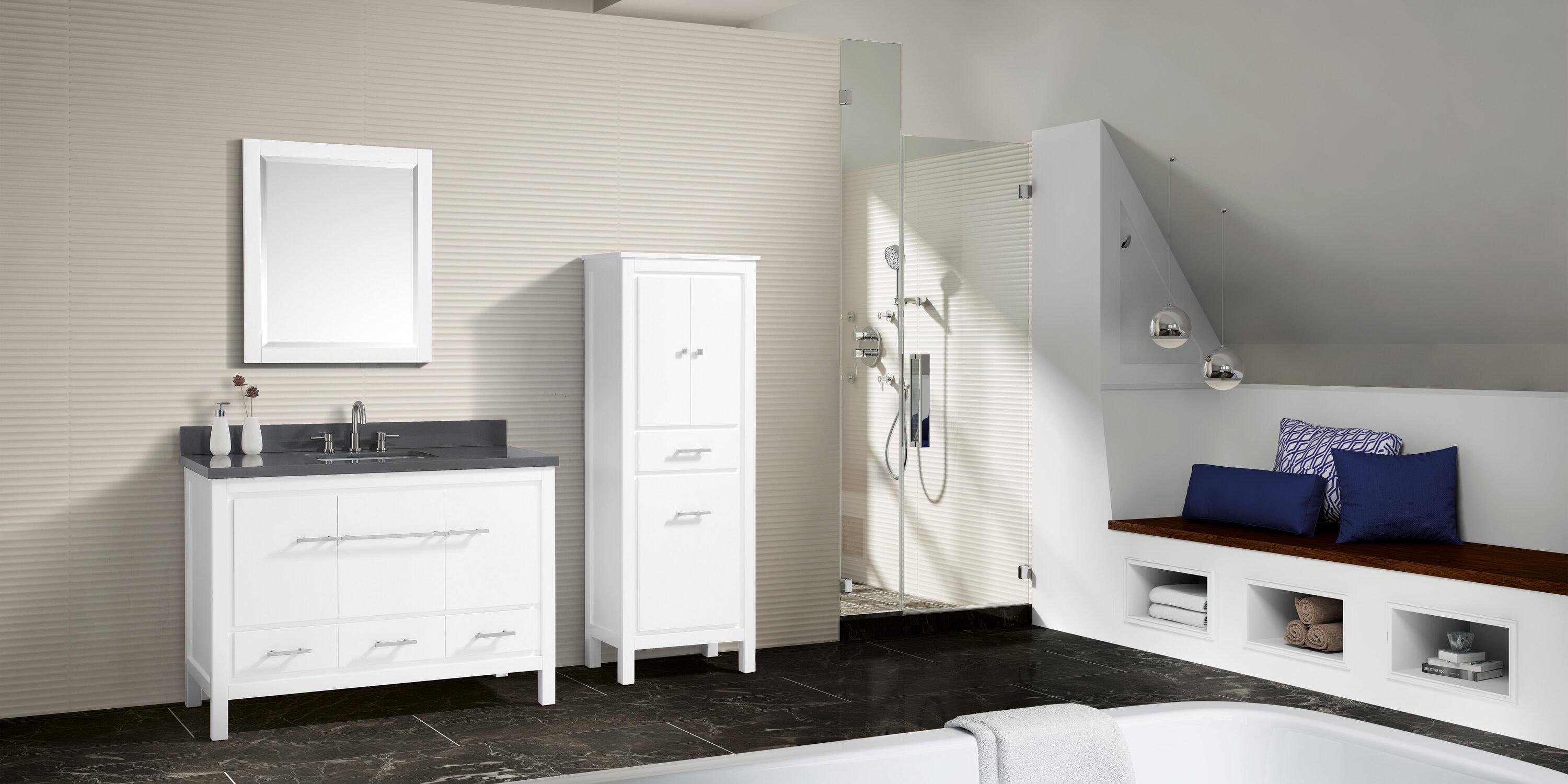 Azzuri RILEY-VS49-WT Bath-Vanity-Combo - View #3
