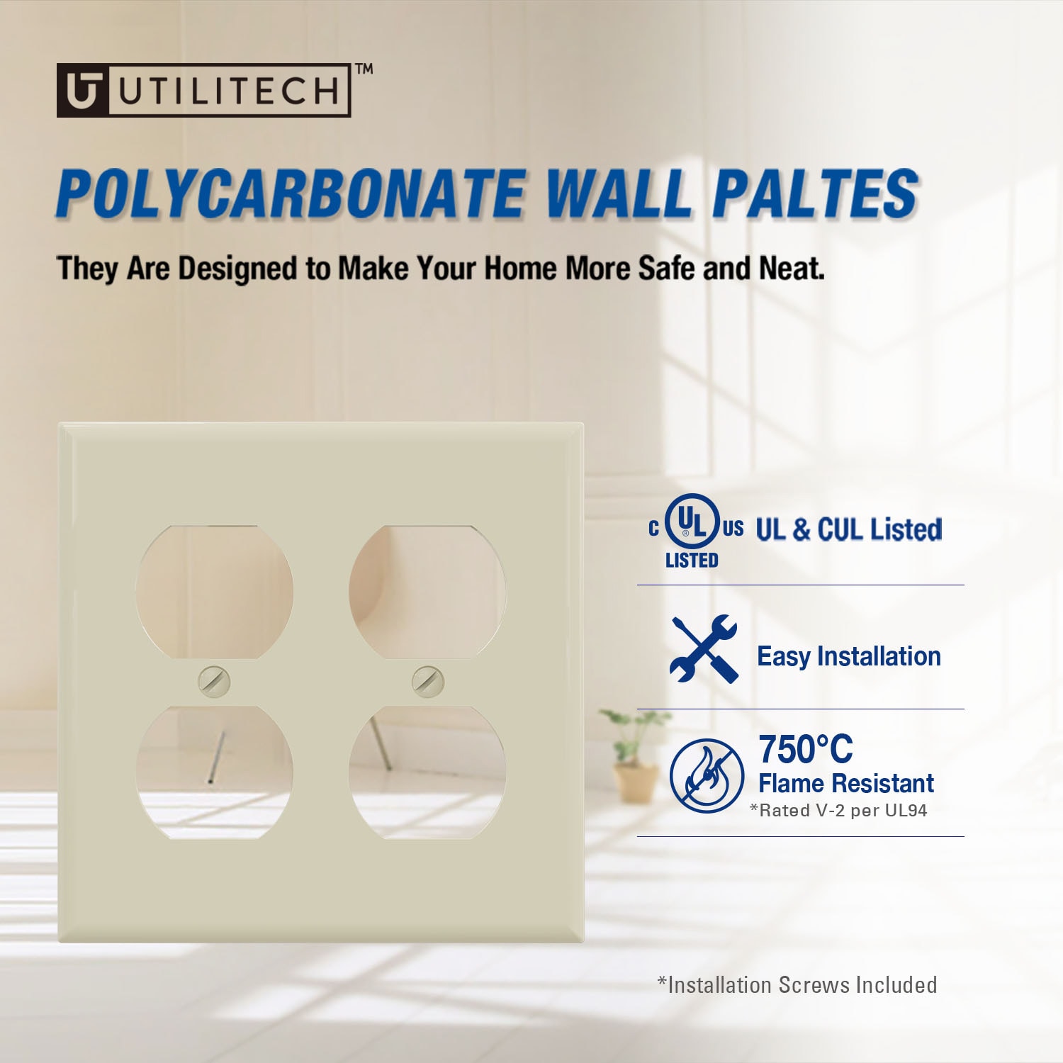 Utilitech 3022-LA10 Electrical-Wall-Plates - View #2