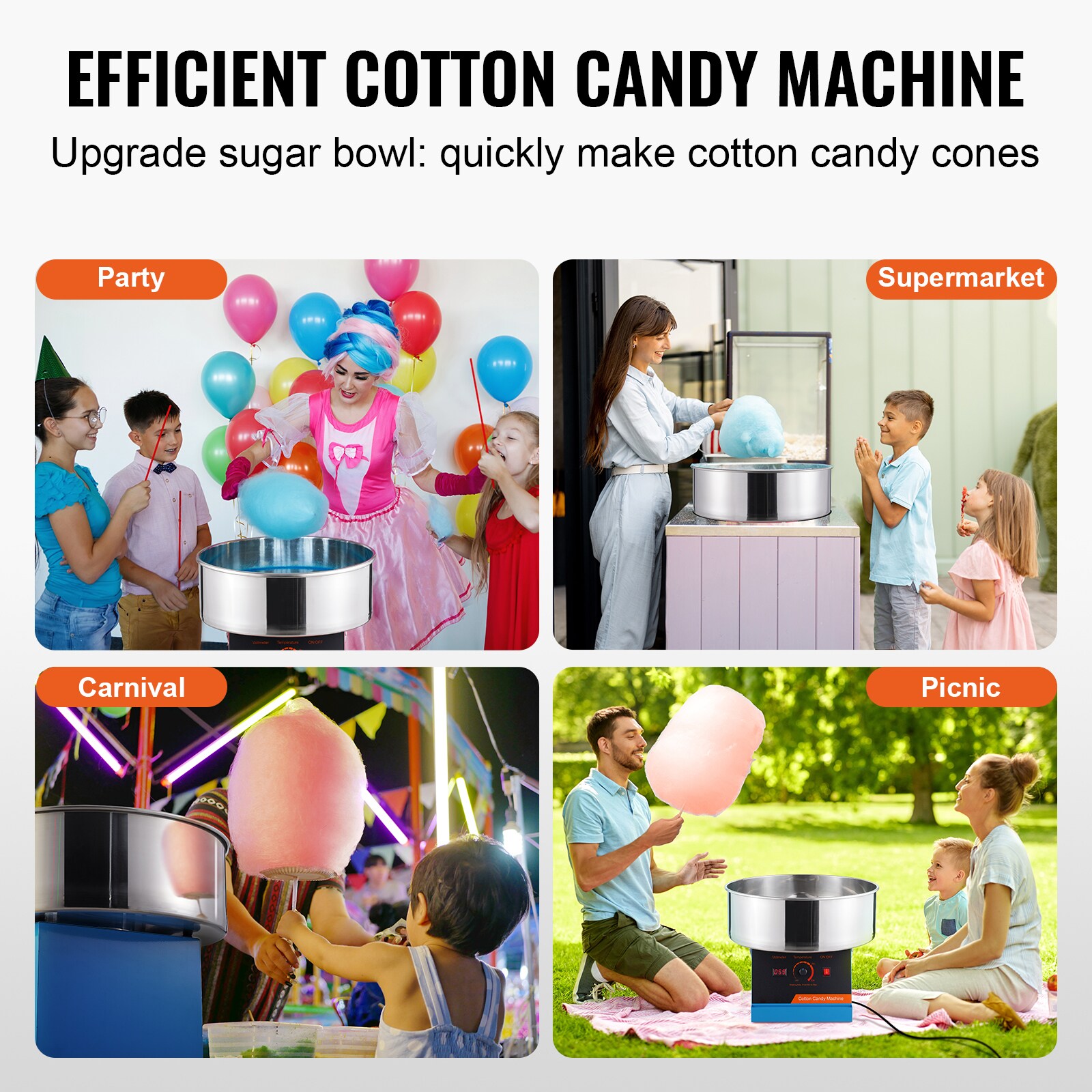 GIVIMO LW038GIVSS386 Cotton-Candy-Makers - View #6