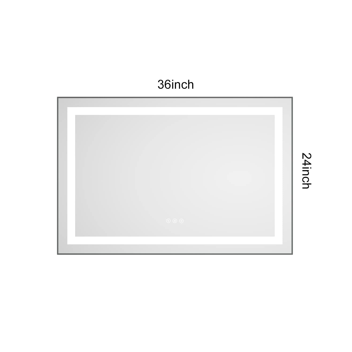 Dexmalle W2287P309229 Framed-Bath-Mirrors - View #3