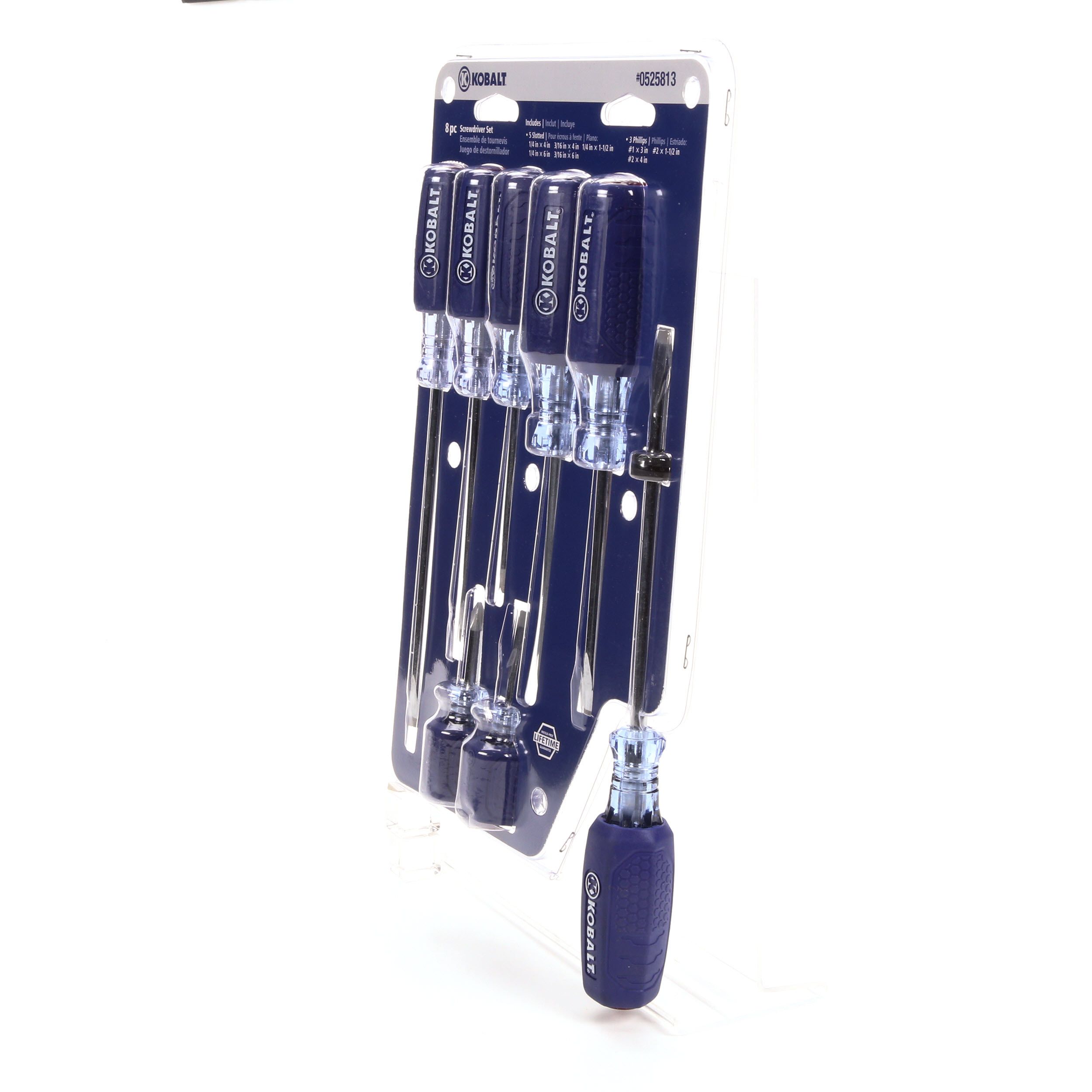 Kobalt 8-Piece Plastic Handle Magnetic Screwdriver Set in the 