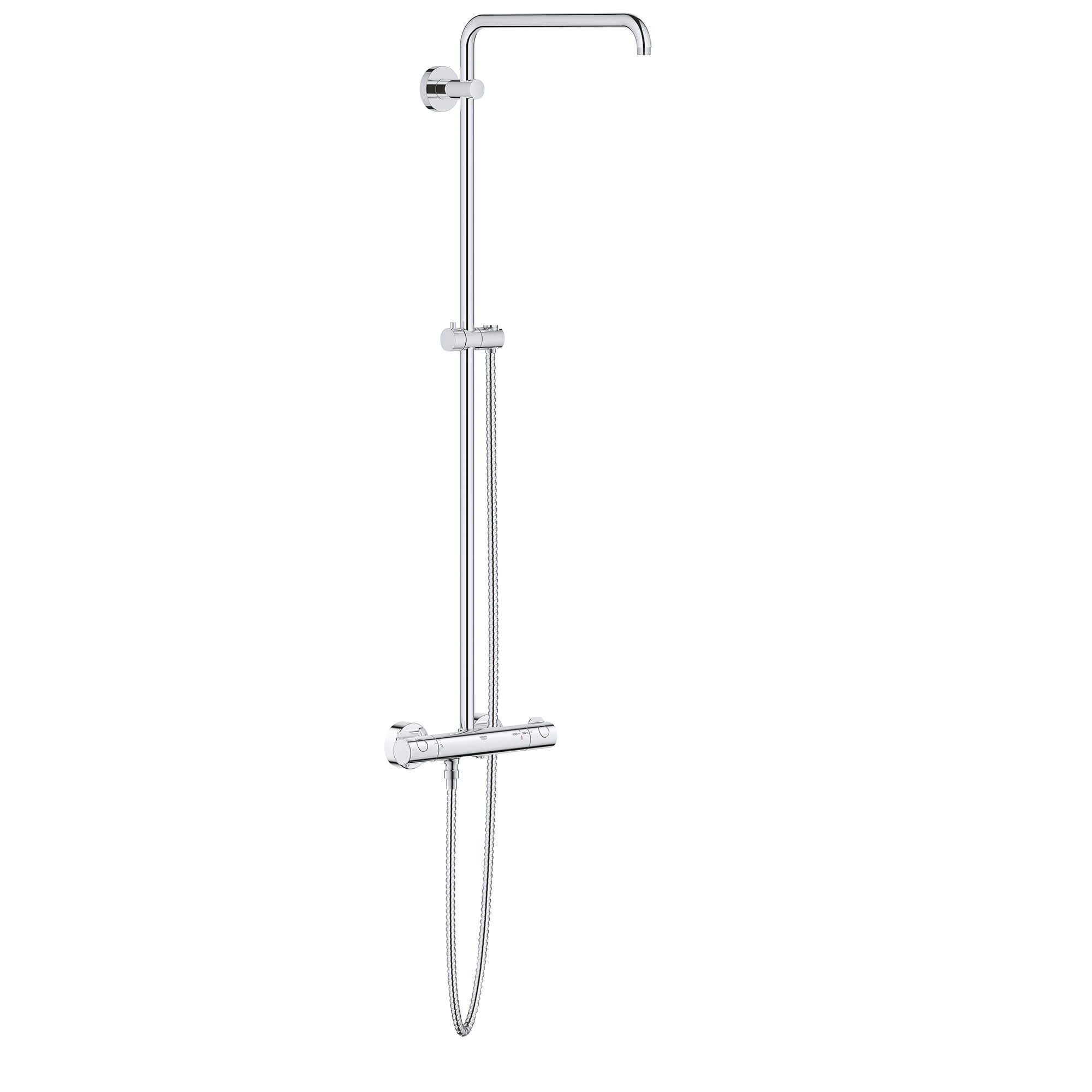 GROHE 26511000 Euphoria SmartControl Starlight Chrome 3-handle Sold separately Shower set Faucet with Valve
