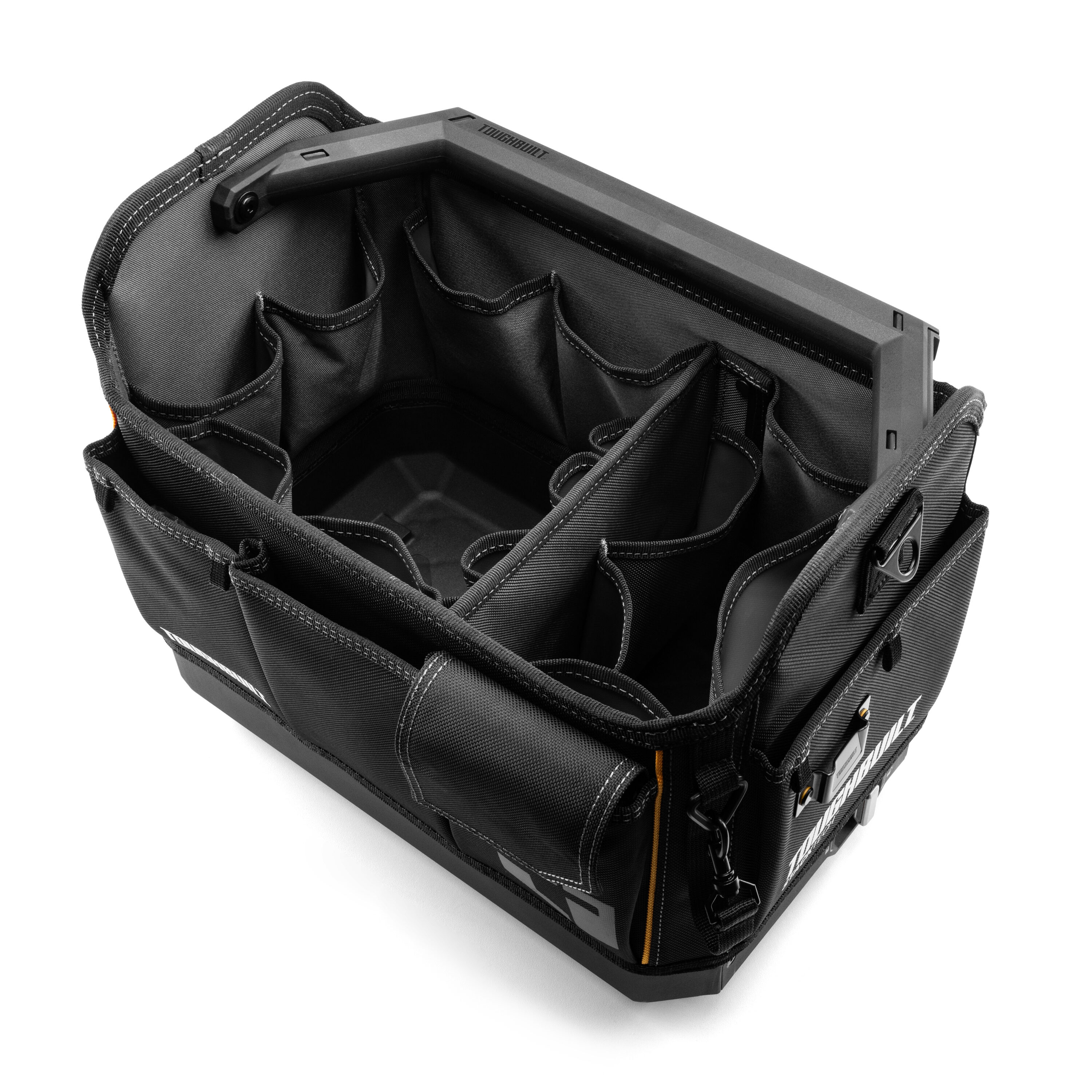 TOUGHBUILT STACKTECH Black Polyester 18-in Tool Tote in the Tool 