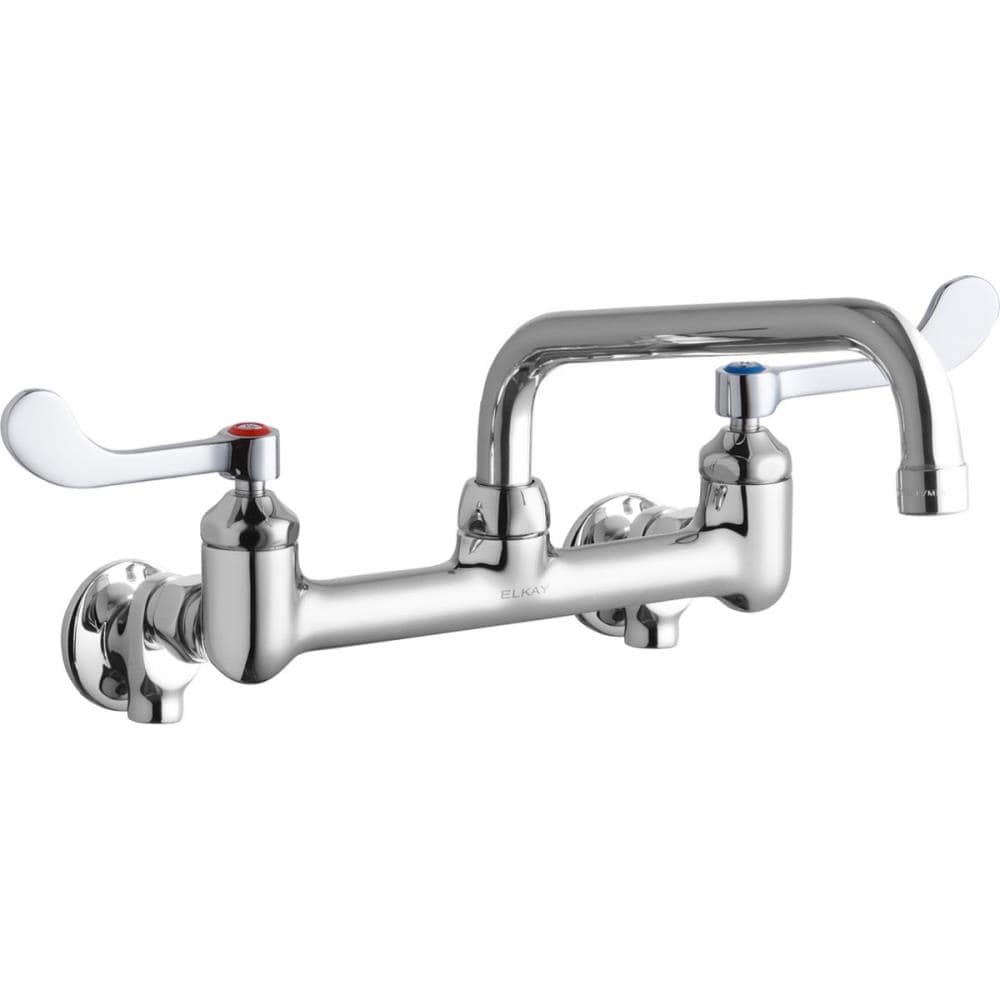Elkay LK940TS08T4S Chrome 2-handle Utility Faucet