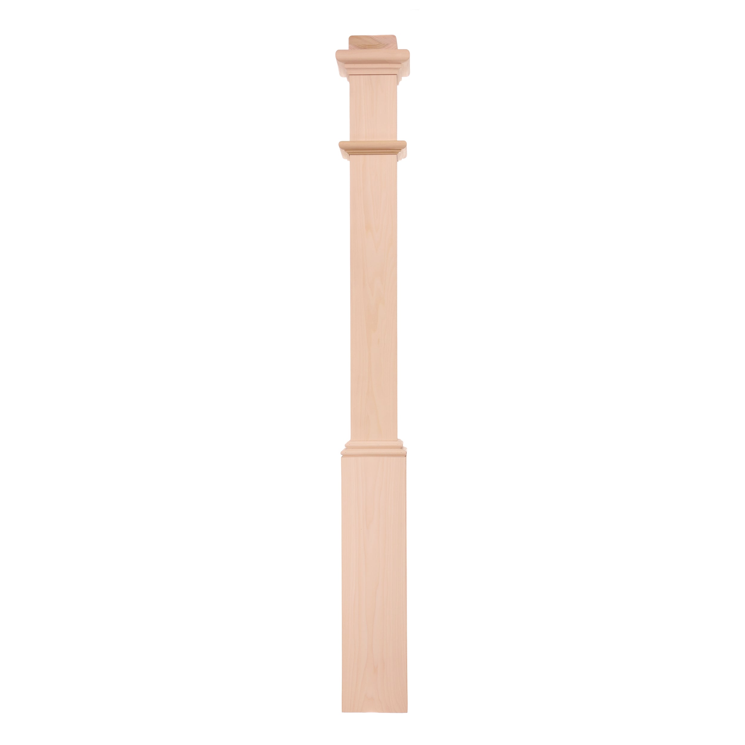 RELIABILT WG995PLOAK 56-in x 5.5-in Unfinished Red oak Classic Universal Stair Newel Post
