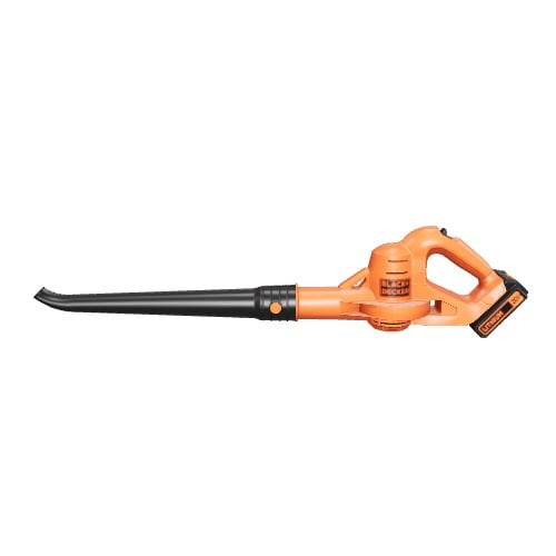 BLACK DECKER 20 volt Max 4 cycle 80 CFM 130 MPH Battery Handheld Leaf Blower 1.5 Ah Battery and Charger Included LSW221 at Lowes