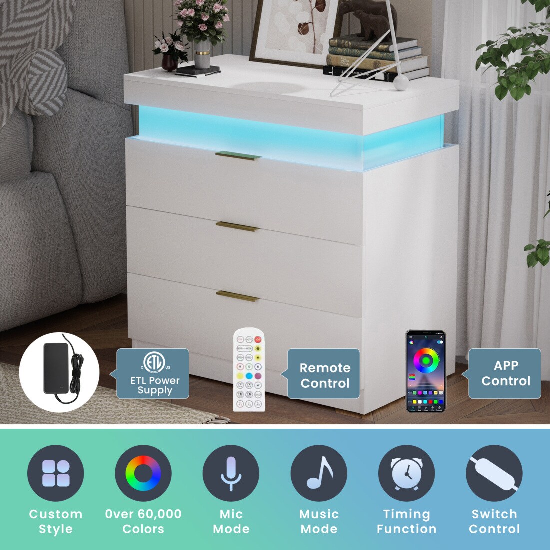 CHITA CTK-531 nightstands - View #5