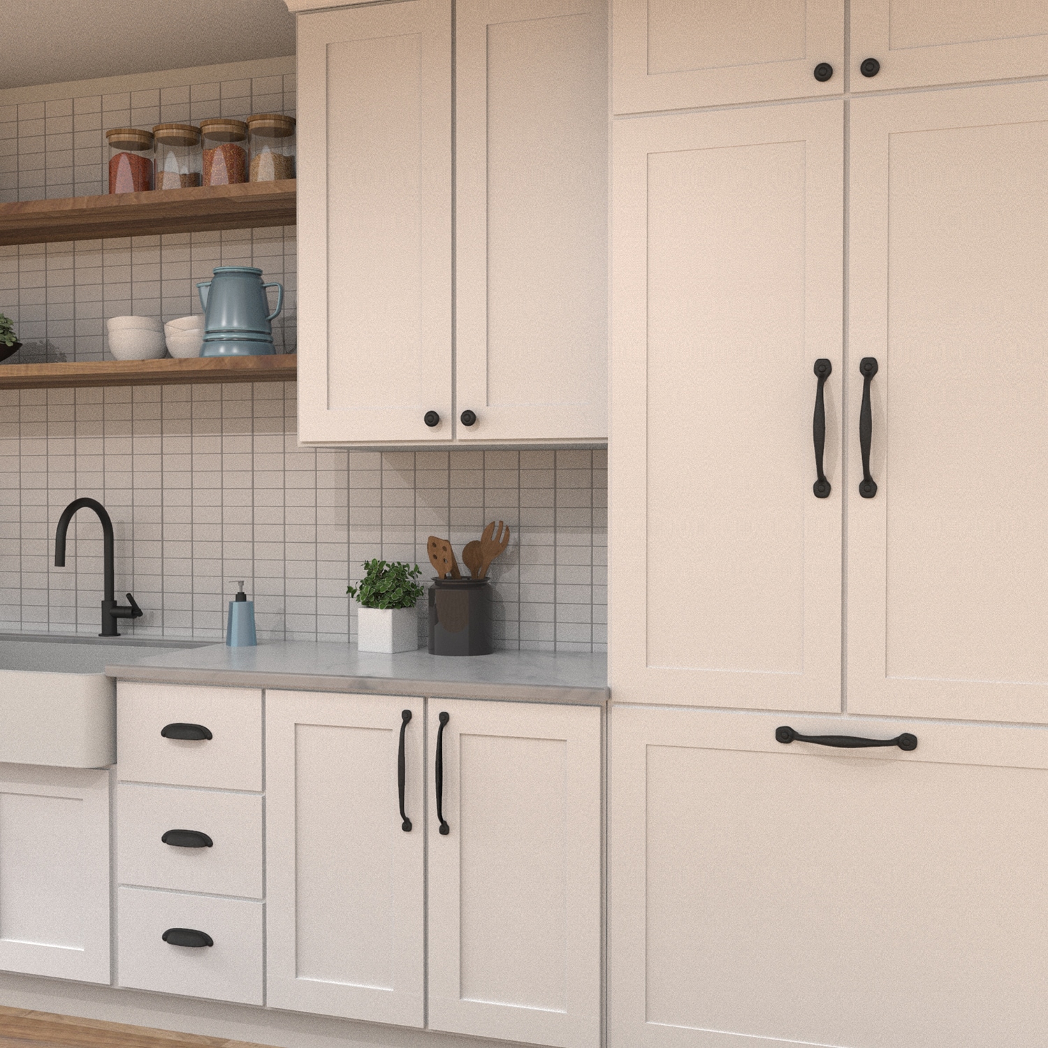 Hickory Hardware P3006-BI Cabinet-Pulls - View #6
