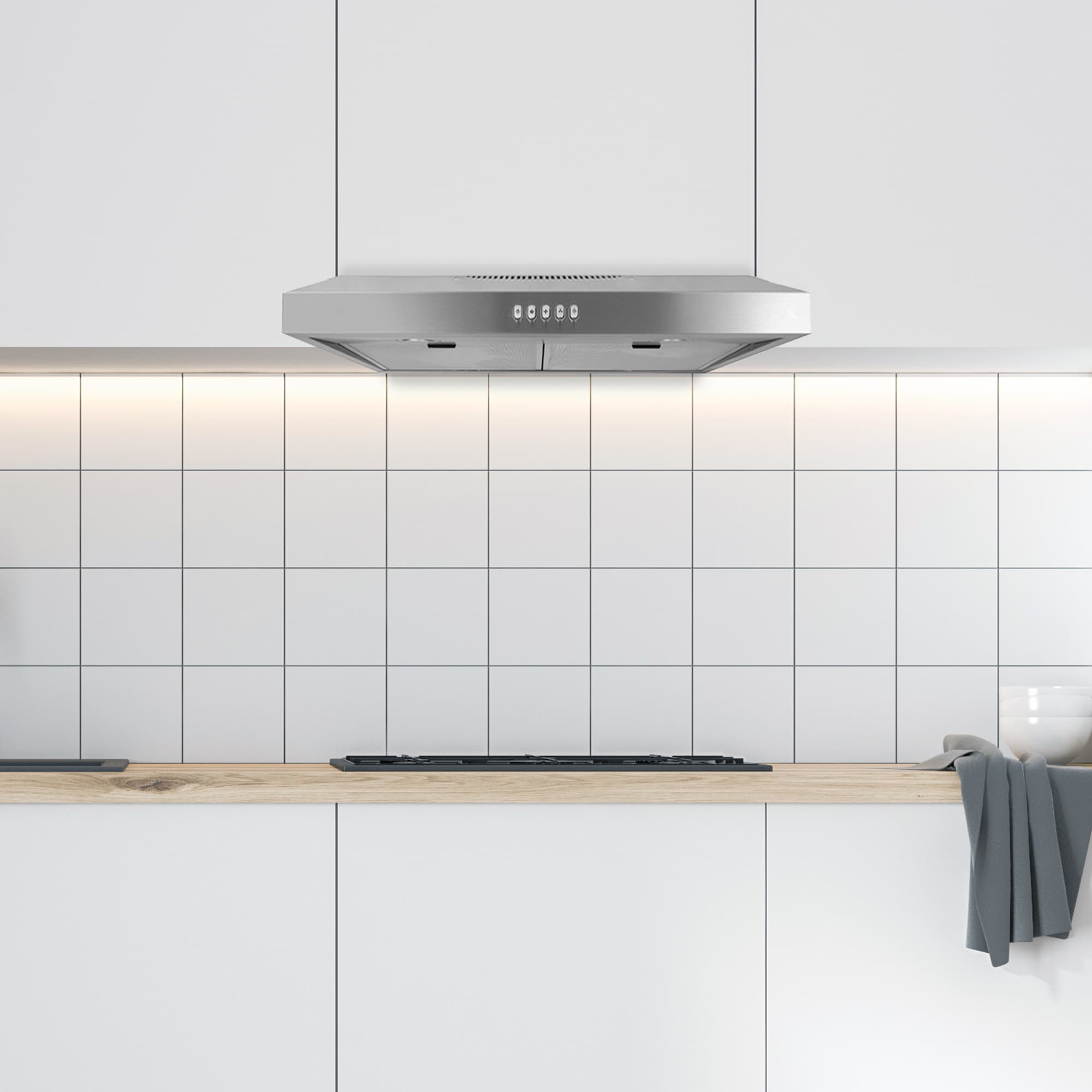  Stainless Steel Range Hood 30 inch KITCHENEXUS 200 CFM