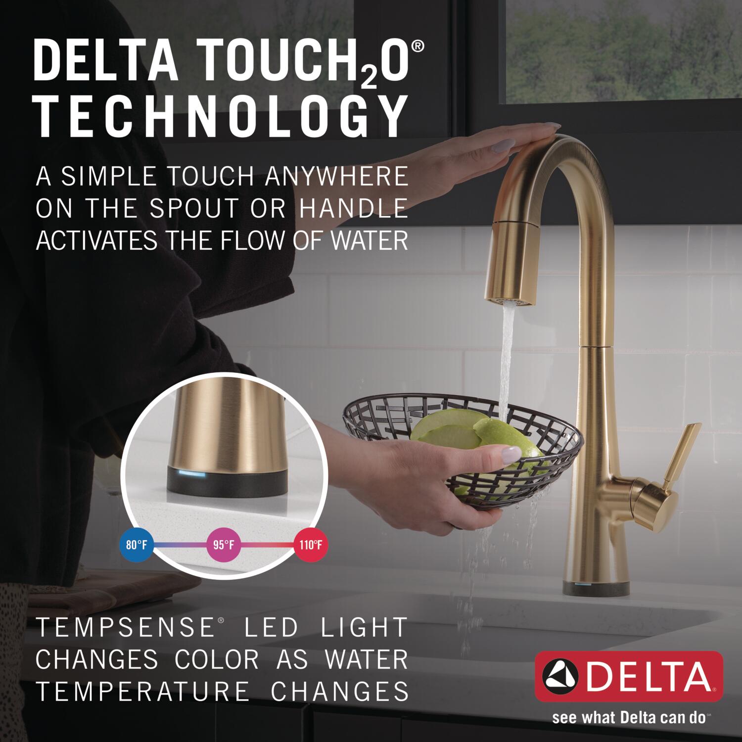 Delta 9991T-CZ-PR-DST Kitchen-Faucets - View #2