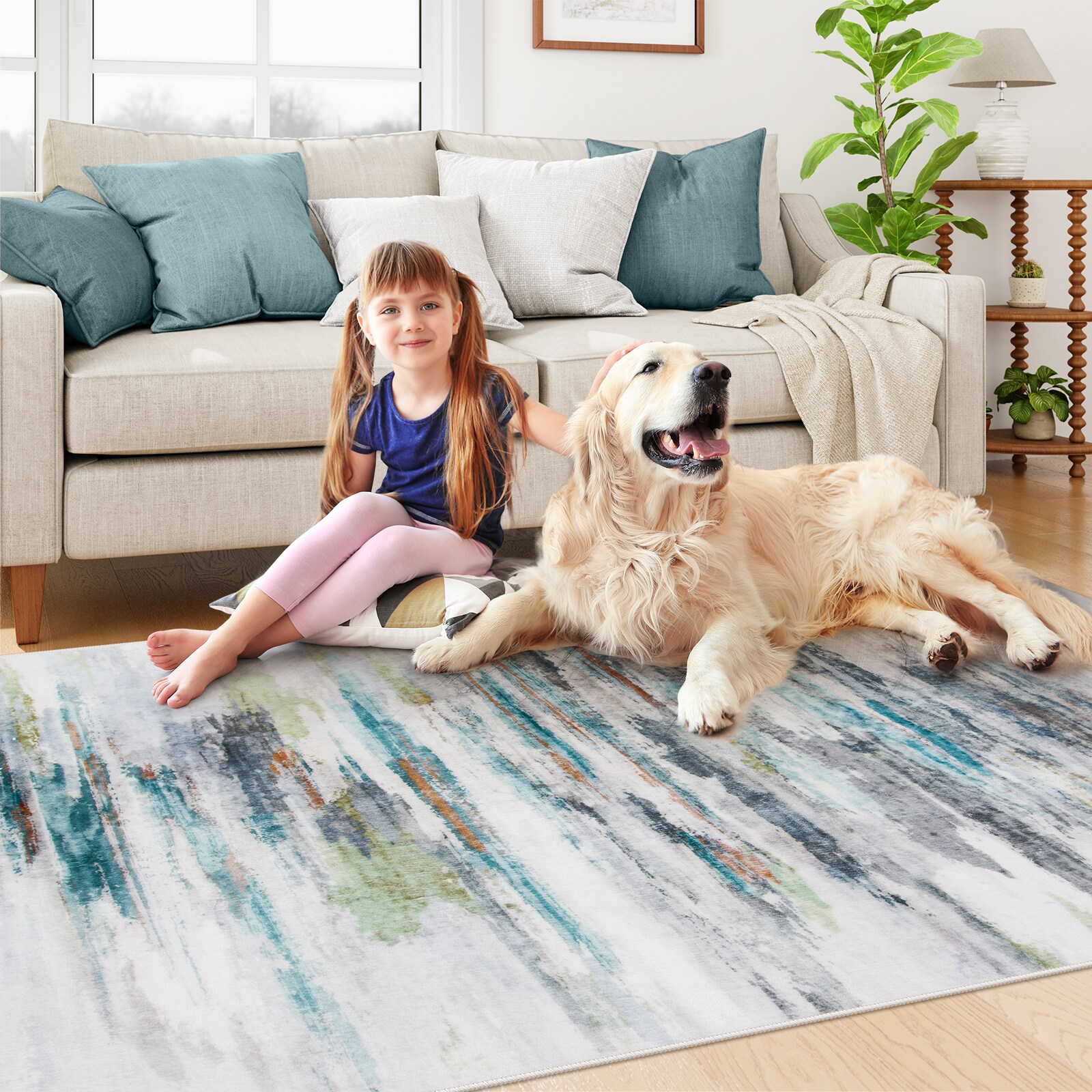 Lahome AR-DYR-157-GR3 rugs - View #5