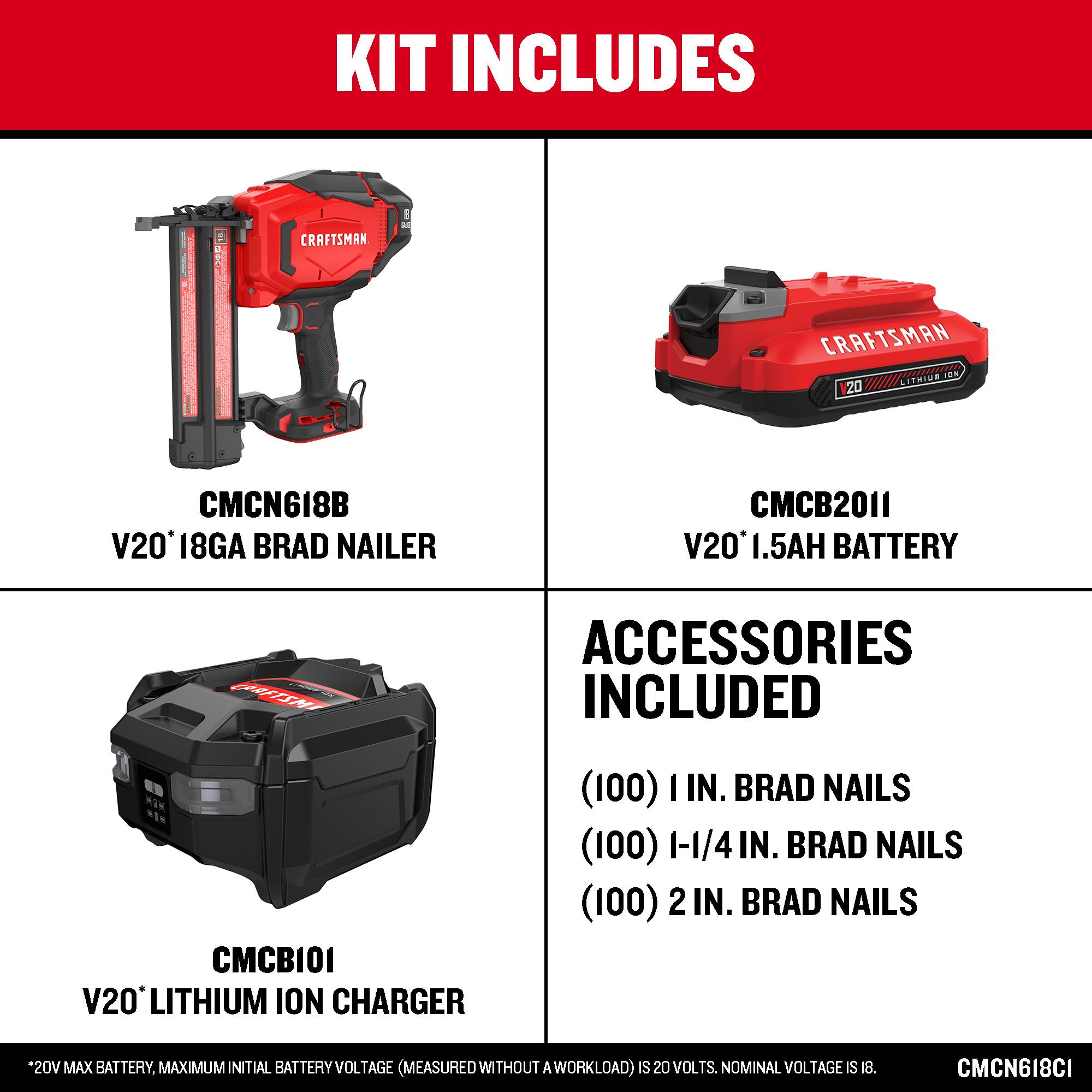 CRAFTSMAN CMCN618C1 Finish-Nailers - View #2