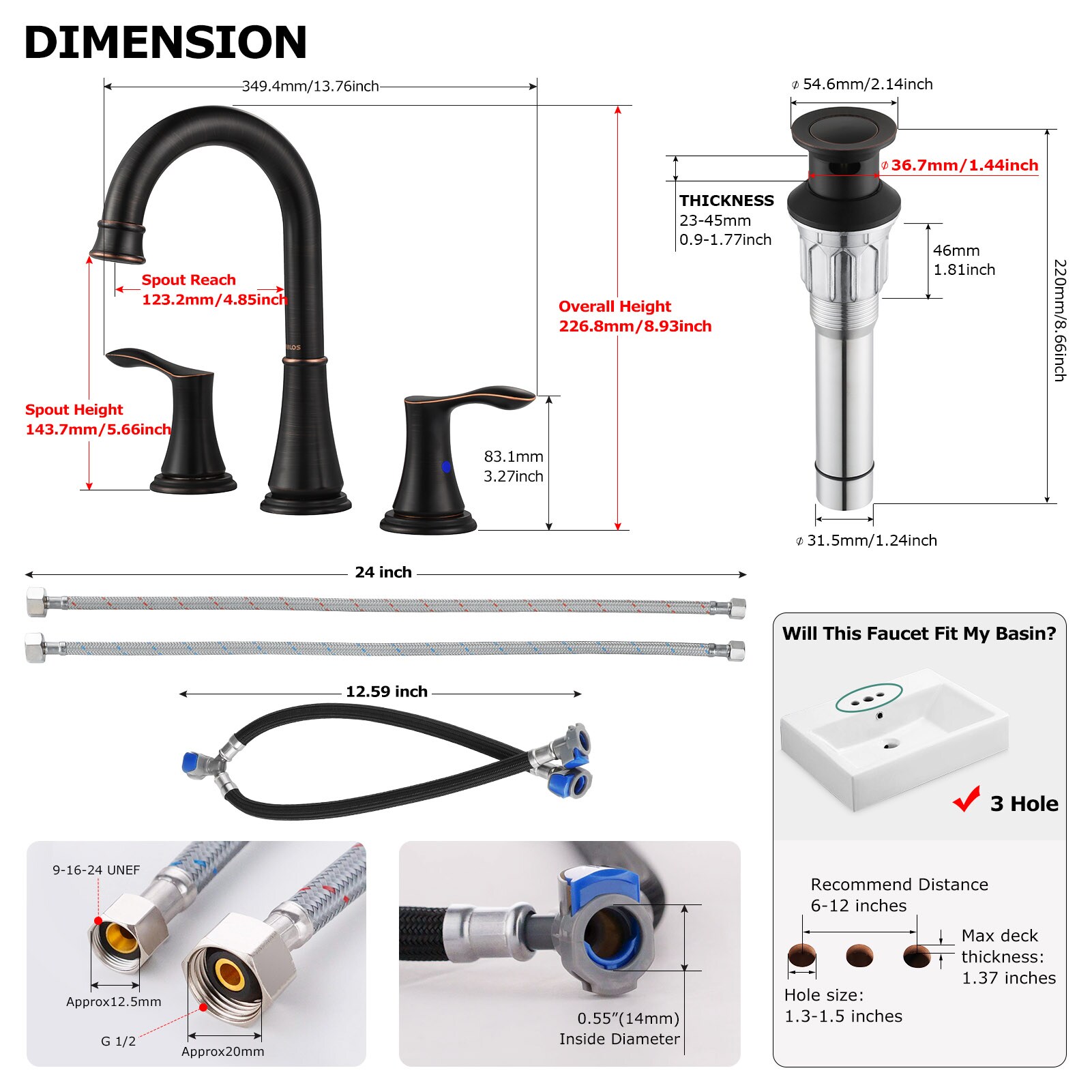 PARLOS 13652 Lavatory-Faucets - View #7