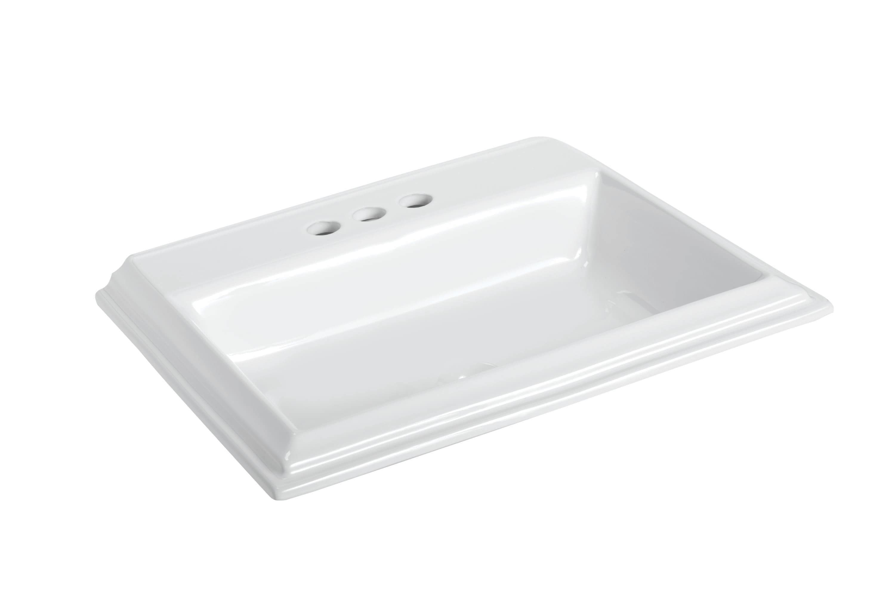 lara 510 pedestal combo bathroom sink in white