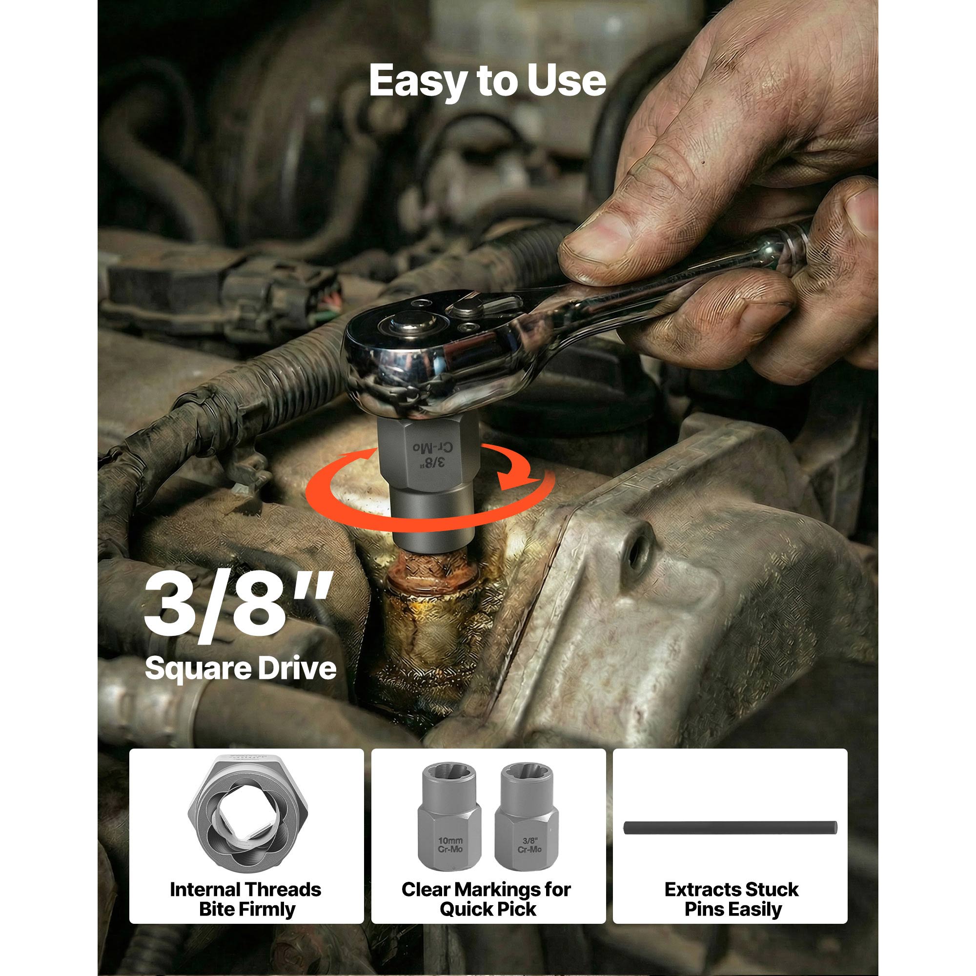 VEVOR SCDGNTQQTZLS15836V0 Bolt-Extractors - View #4