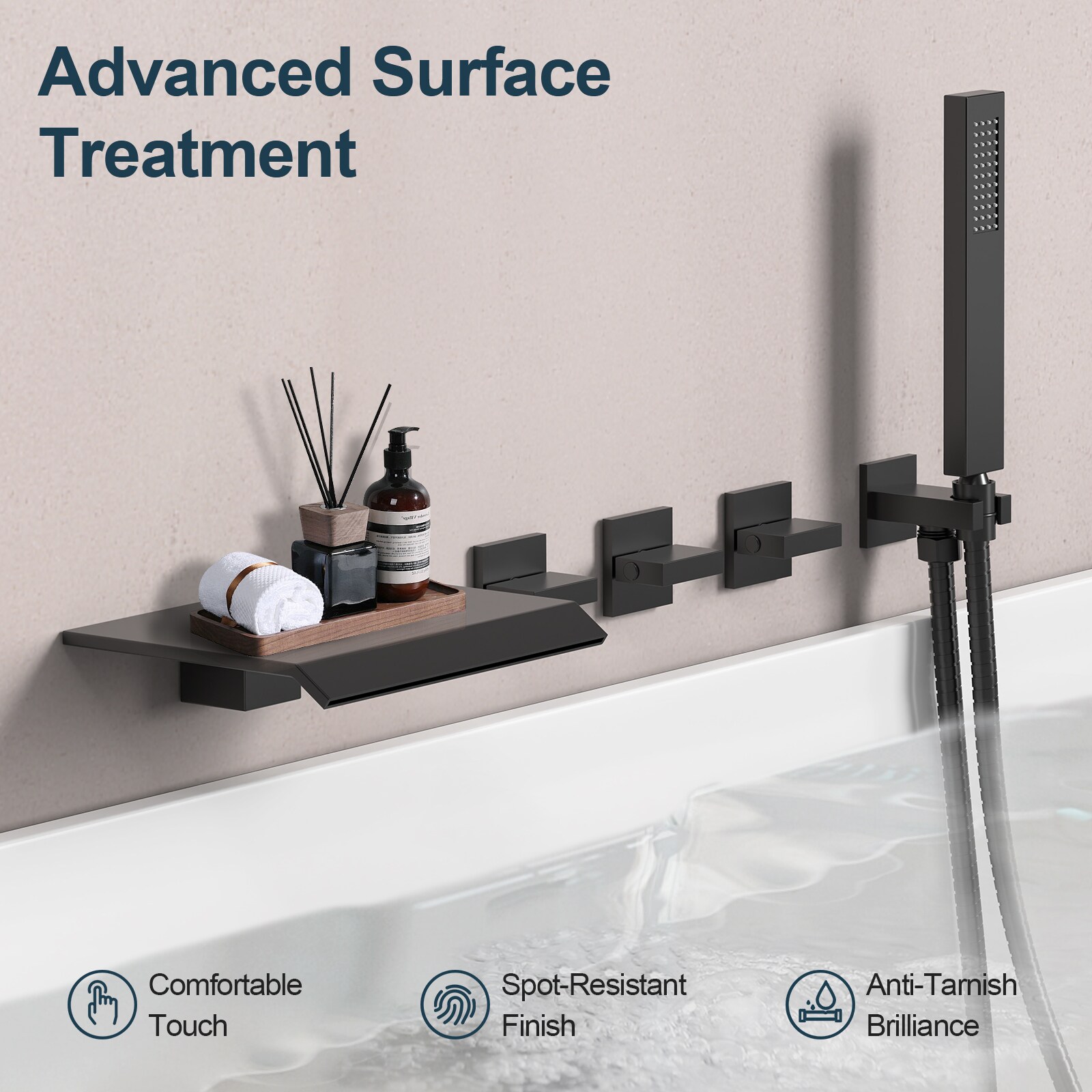GRANDJOY SGF11GJ-11BL Roman-Tub-Faucets - View #6
