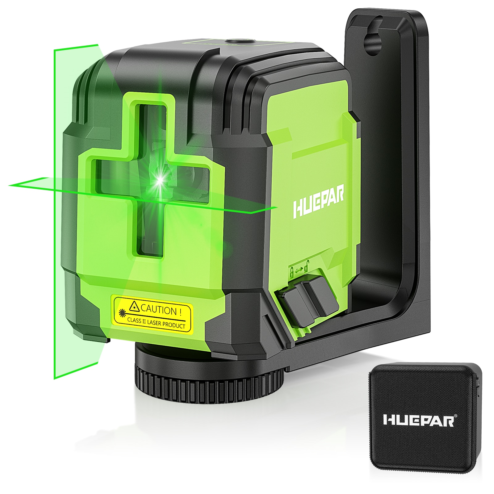 Huepar 98-ft Green Self-Leveling Cross-line Laser Level GK011DG at ...