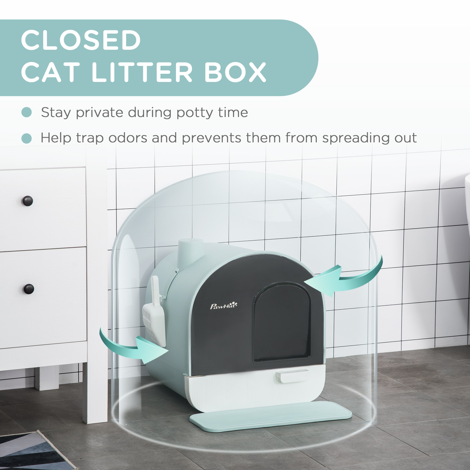 Siavonce XH00781 Cat-Litter-Box - View #5