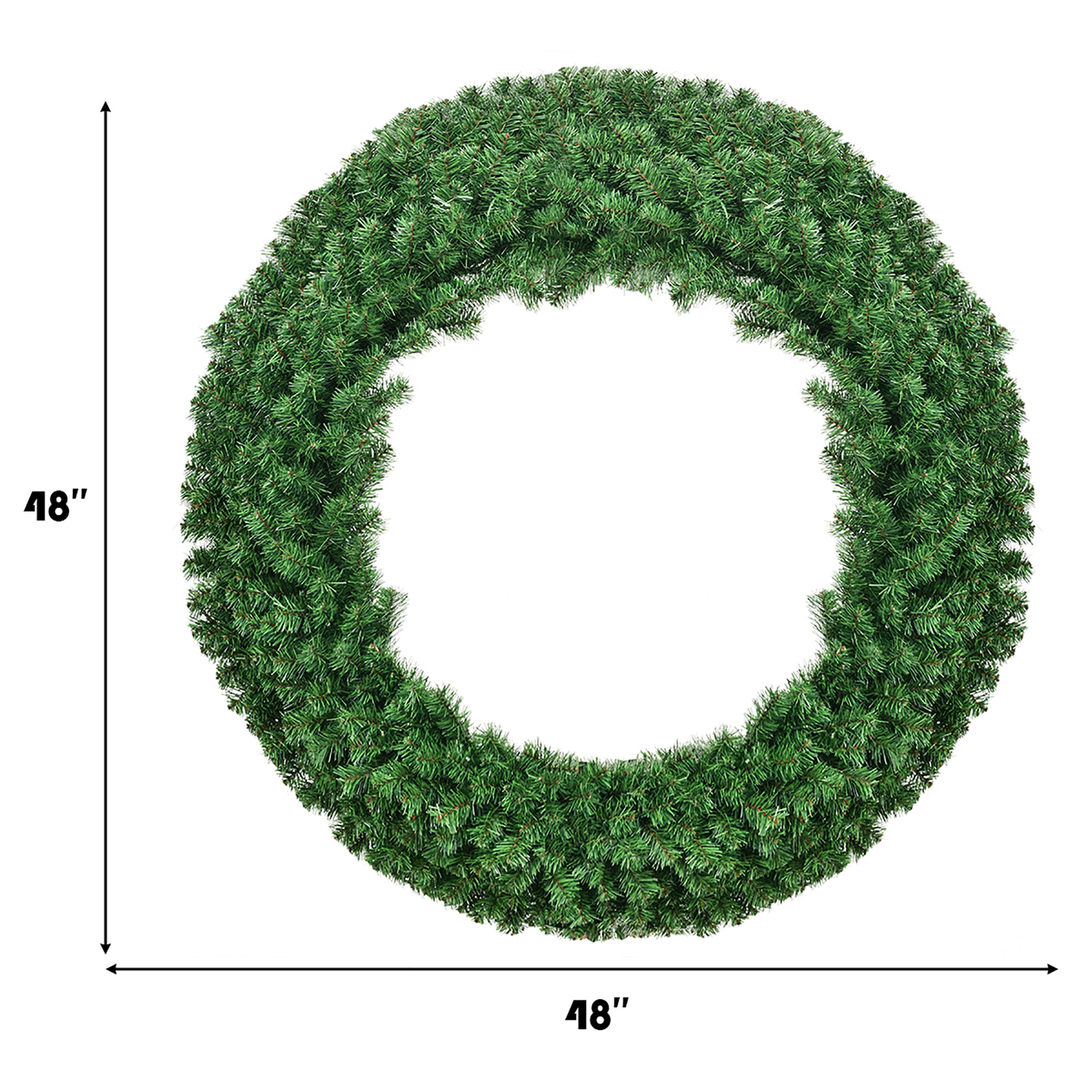 Costway CM22821 Artificial-Christmas-Wreaths - View #8