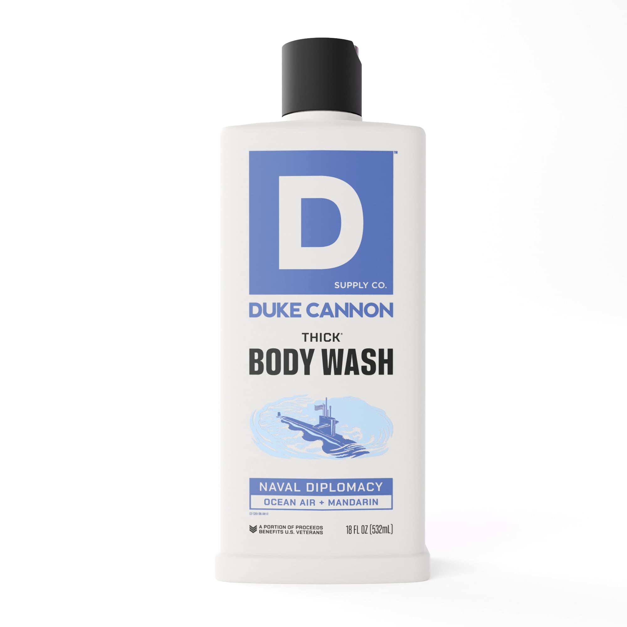 Duke Cannon Supply Co. BWTH-NVLD18 THICK Body Wash - Naval Diplomacy 18oz