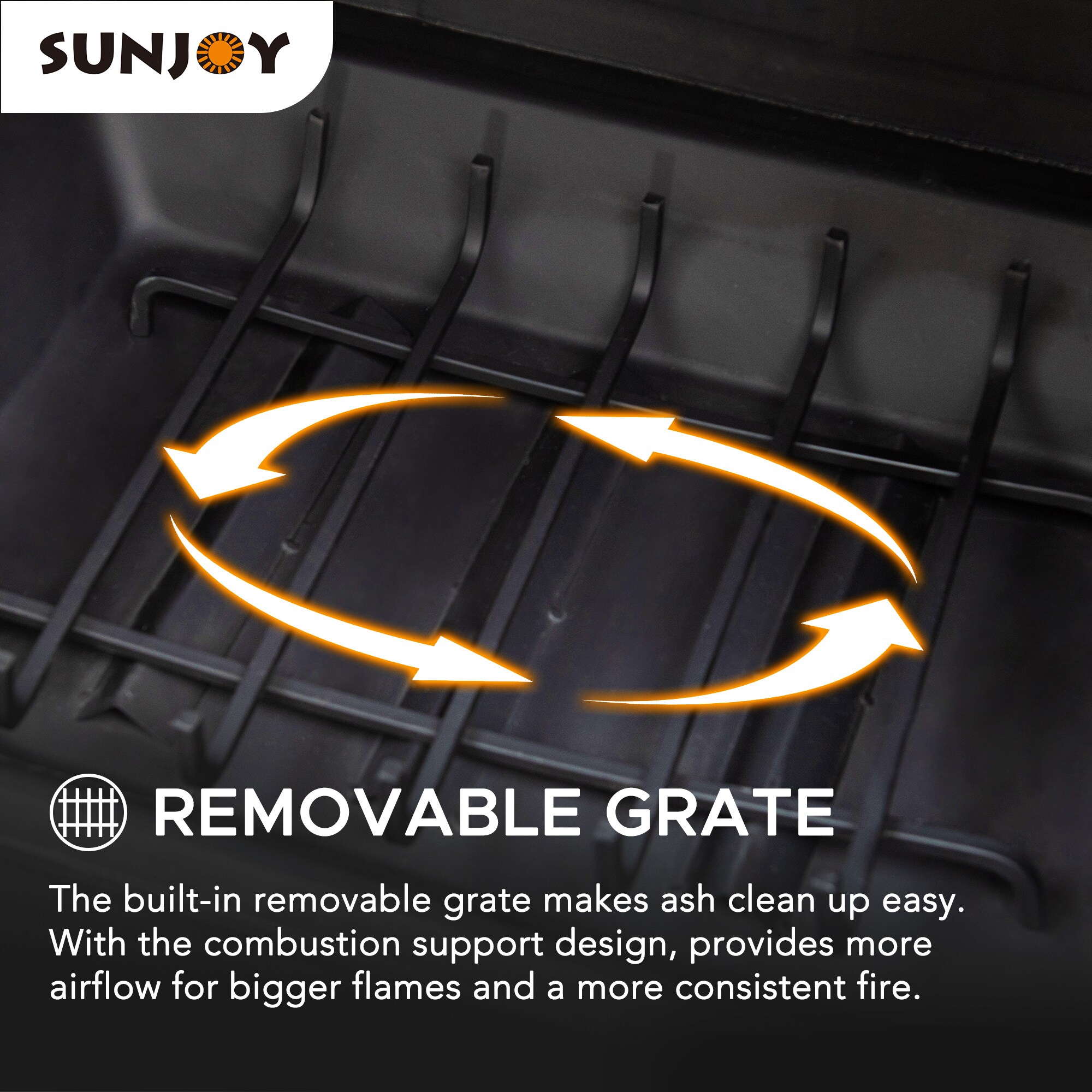 Sunjoy 168837 Outdoor-Wood-Burning-Fireplaces - View #5