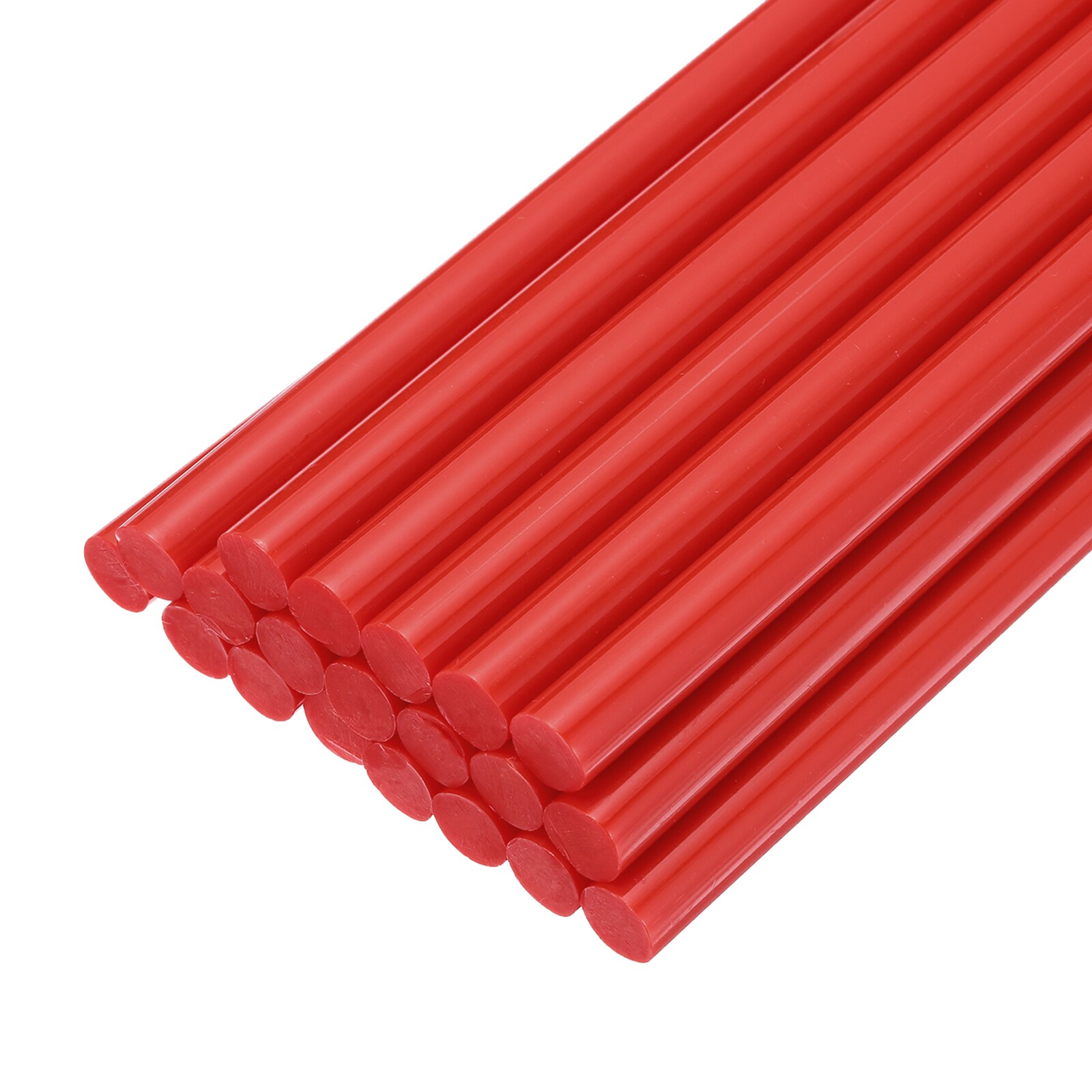 Unique Bargains 20pcs Hot Glue Sticks for Glue Gun 7mm/0.28-Inch x 8-Inch Mini Hot Melt Adhesive Glue Stick Red #S26010500UX3339