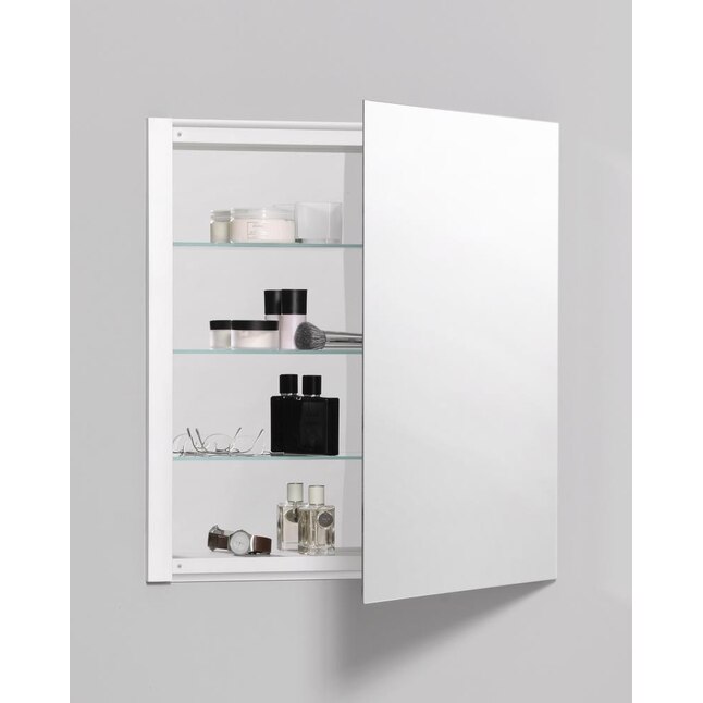 Robern R3 24-in x 26.125-in Rectangle Surface Mirrored Medicine Cabinet Robern R3 24-in x 26.125-in Rectangle Surface Mirrored Medicine Cabinet