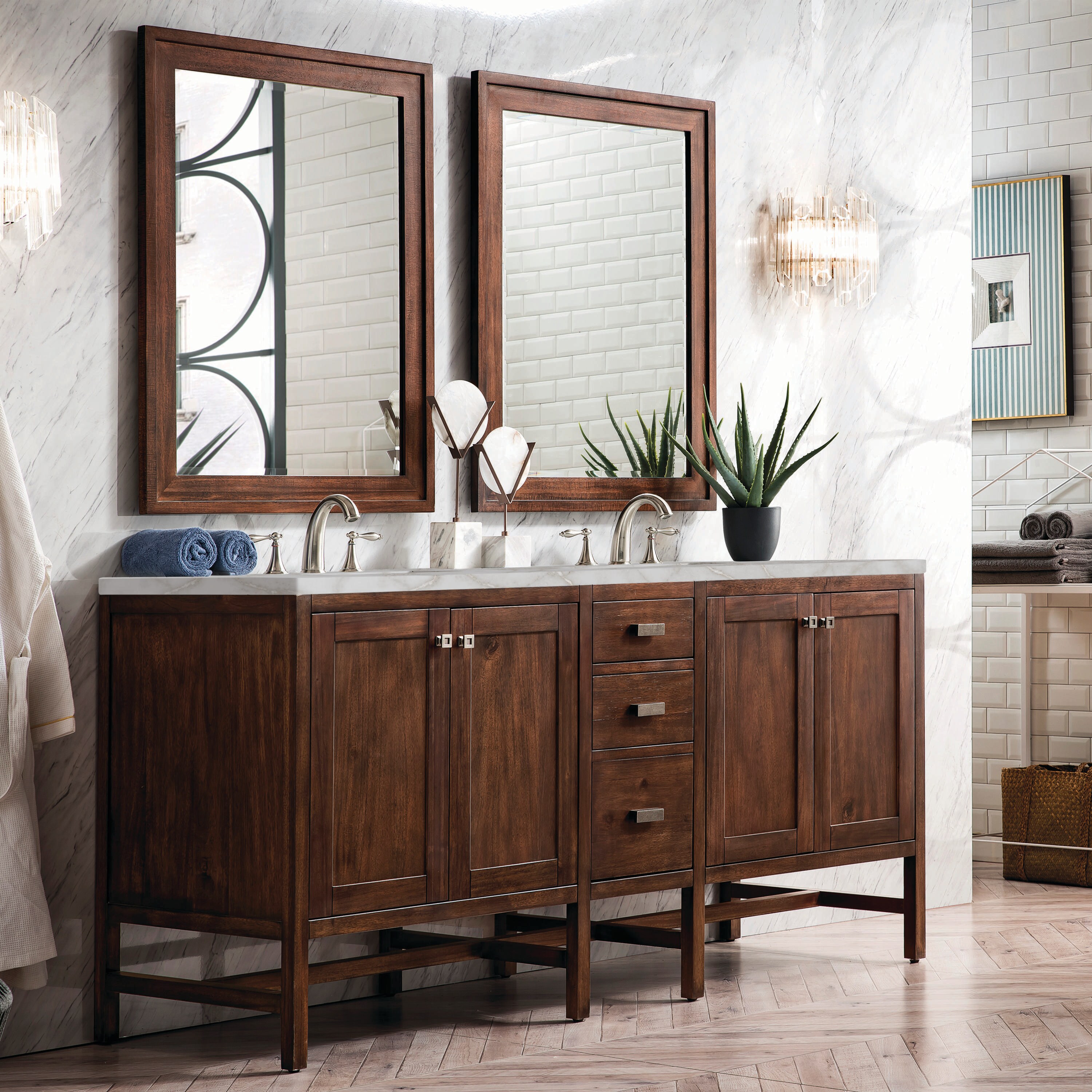 James Martin Vanities E444-V72-MCA-3VSL Bath-Vanity-Combo - View #3