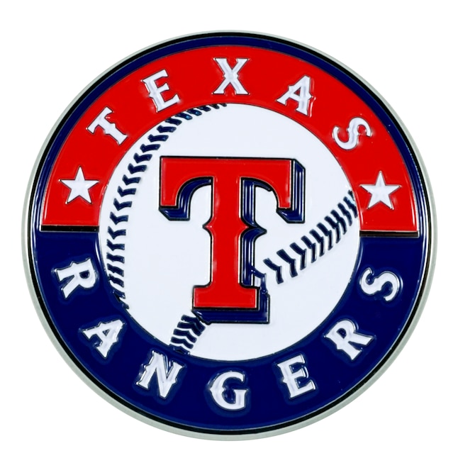 FANMATS Texas Rangers MLB Color Emblem Metal Emblem at Lowes.com
