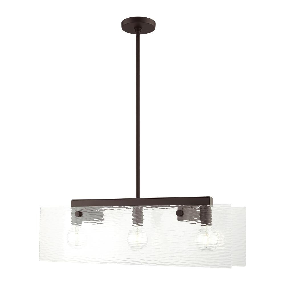 Livex Lighting 45623-07 Ashcroft 3 -Light Matte Bronze Modern/contemporary For Use in Bathrooms, Bedrooms, Dining Rooms, Foyers, Kitchens, Living Rooms Chandelier