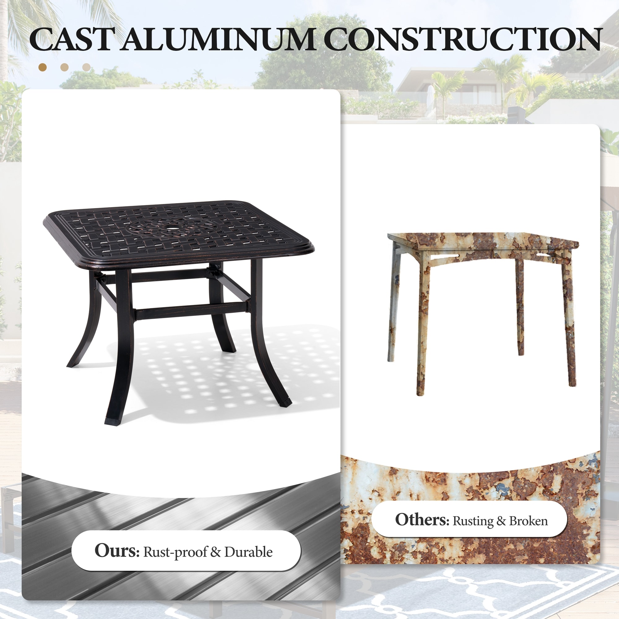 Crestlive Products CL-TB003BLK Patio-Tables - View #5