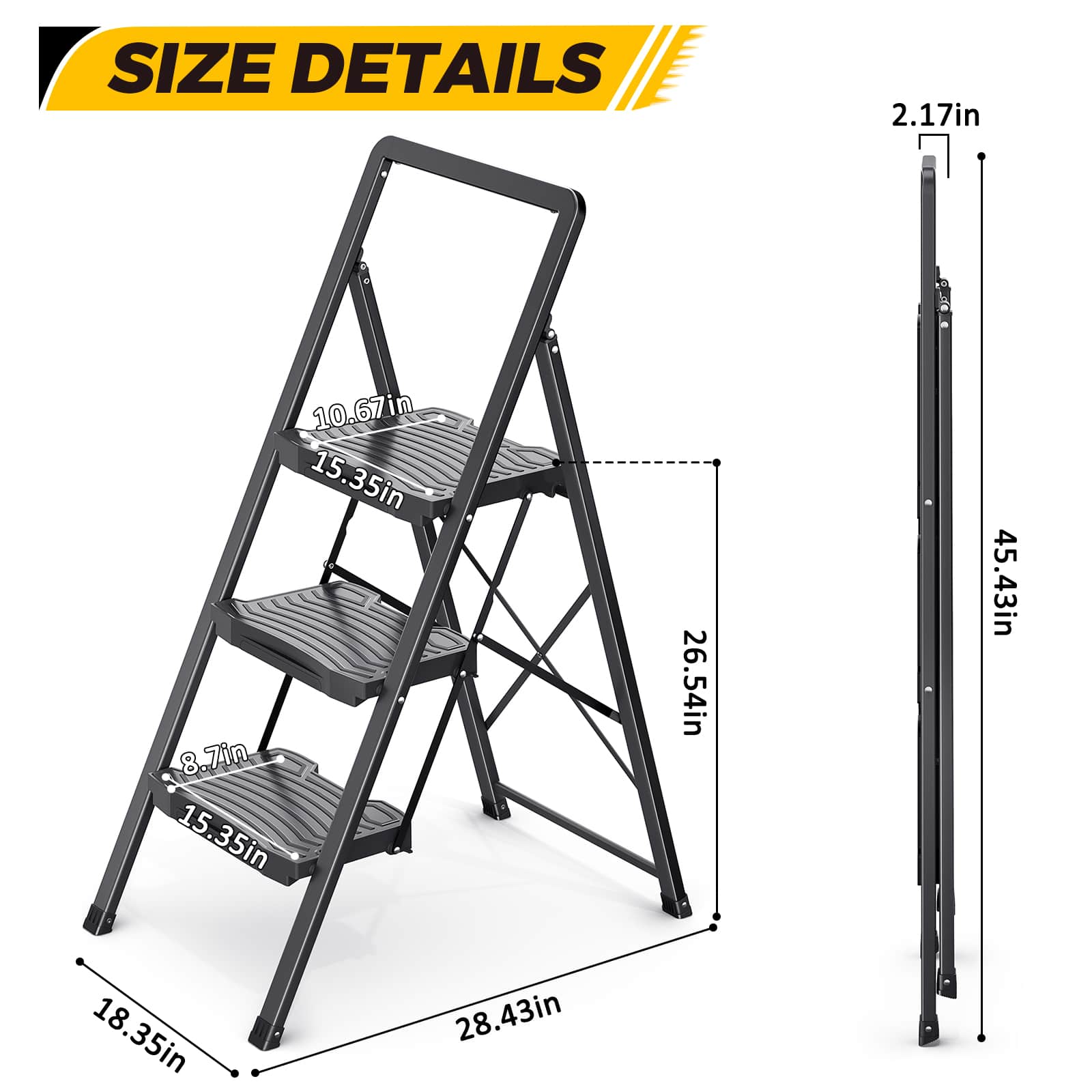 TITANKIT PRO MP-2221A-3-DF Step-Ladders - View #8