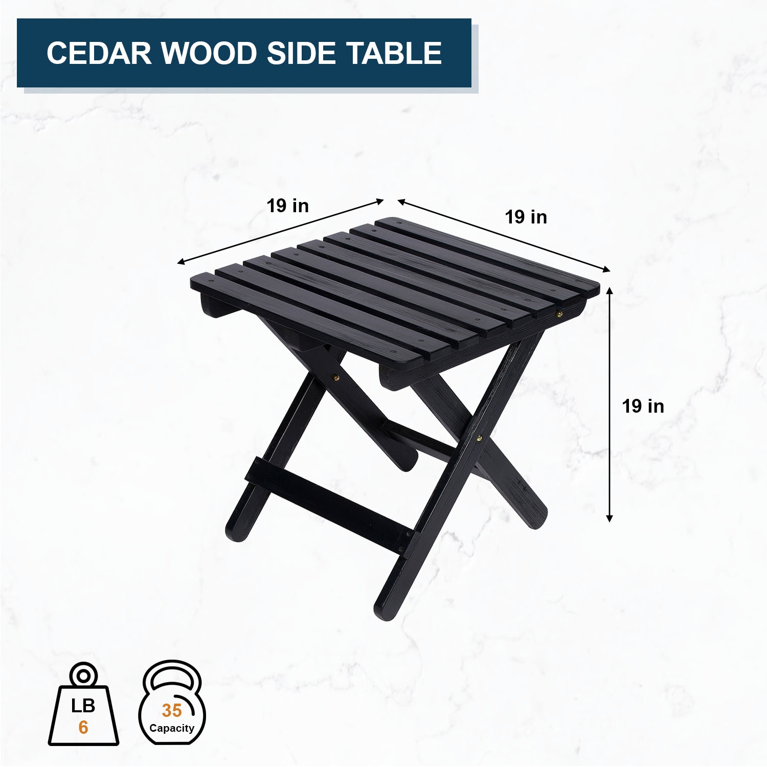 Shine Company 4119BK Patio-Tables - View #9
