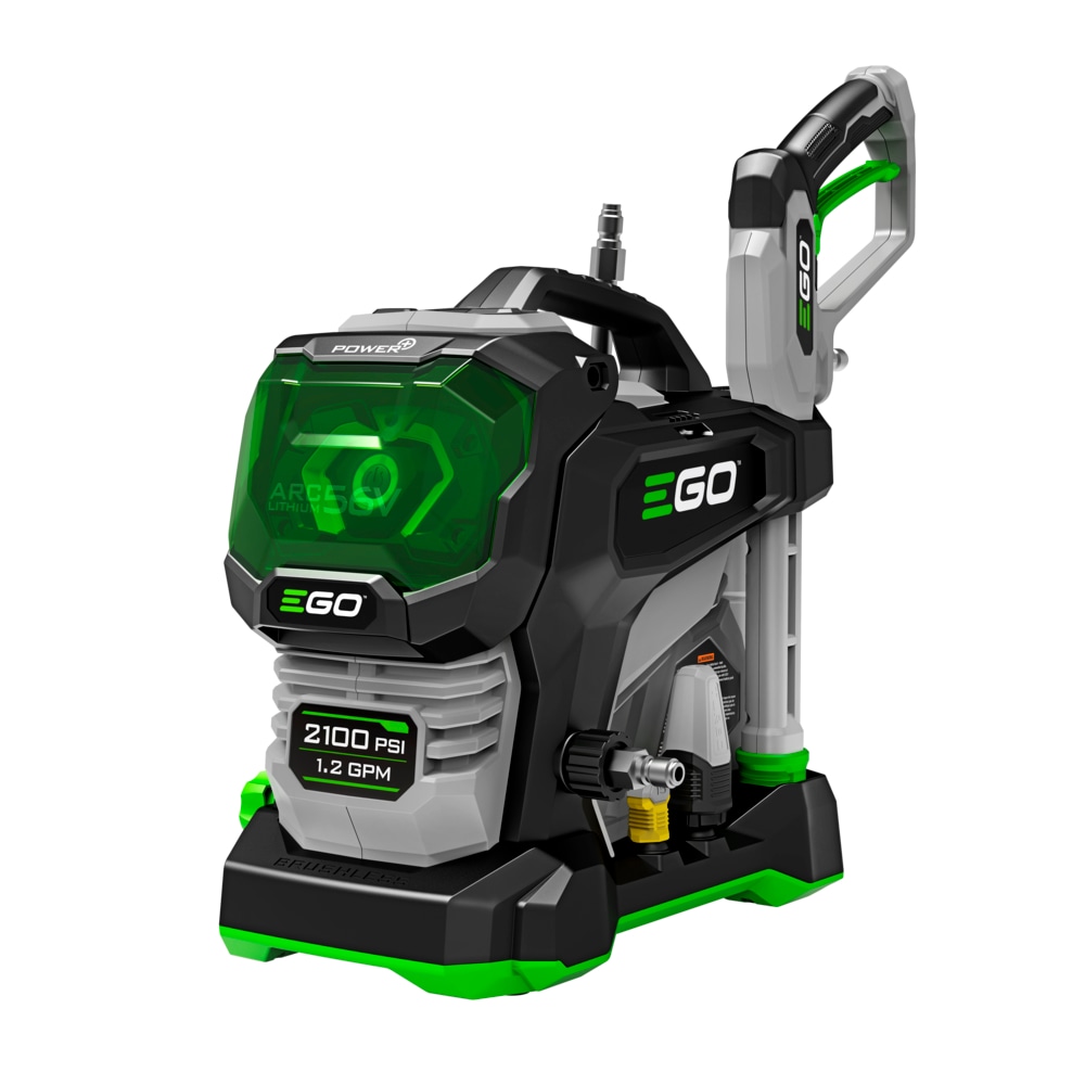 EGO HPW2105 POWER+ Compact 2100-PSI 1.2-GPM Cold Water Battery Pressure washer with 4 Spray Tips 6 Ah (Battery Included) (Charger Included)
