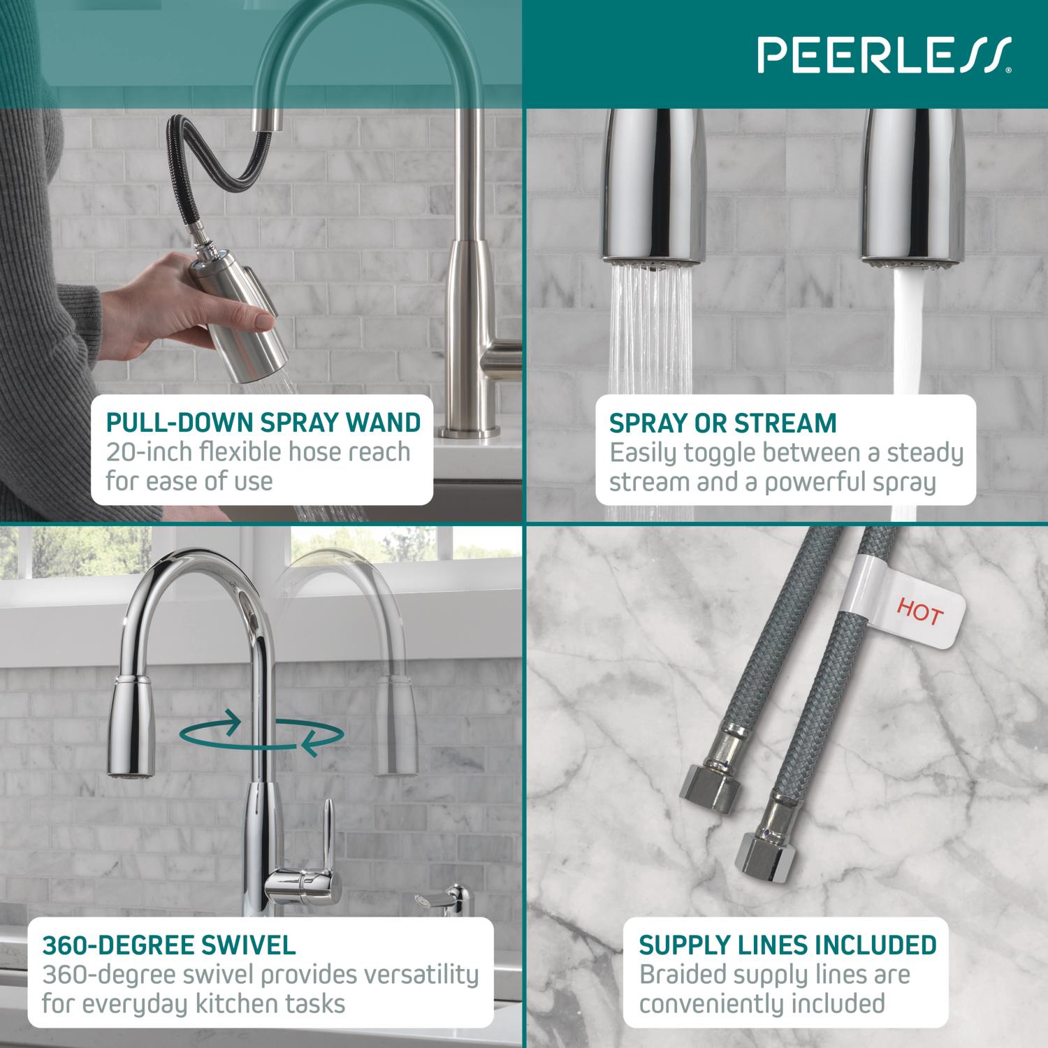 Peerless P7923LF-OB Kitchen-Faucets - View #6