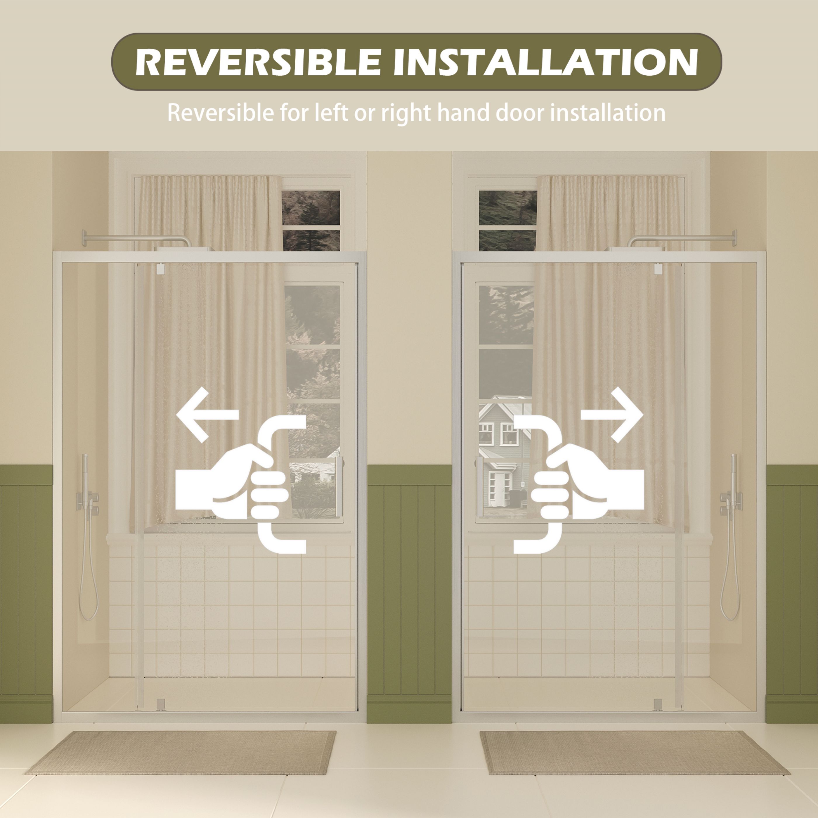 WELLFOR QPZ-PB24932 Shower-Doors - View #2