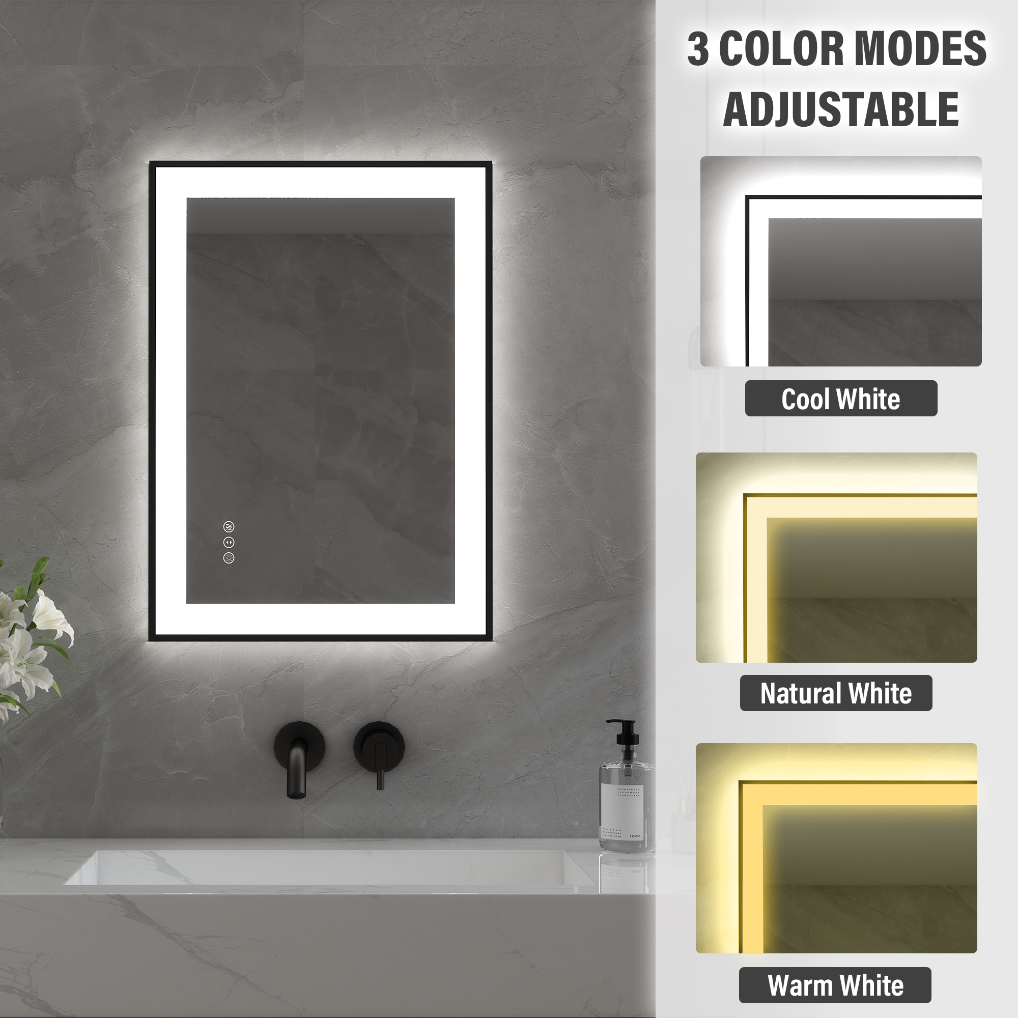 CASAINC JS-2436R-B4-X-X-1 Framed-Bath-Mirrors - View #4